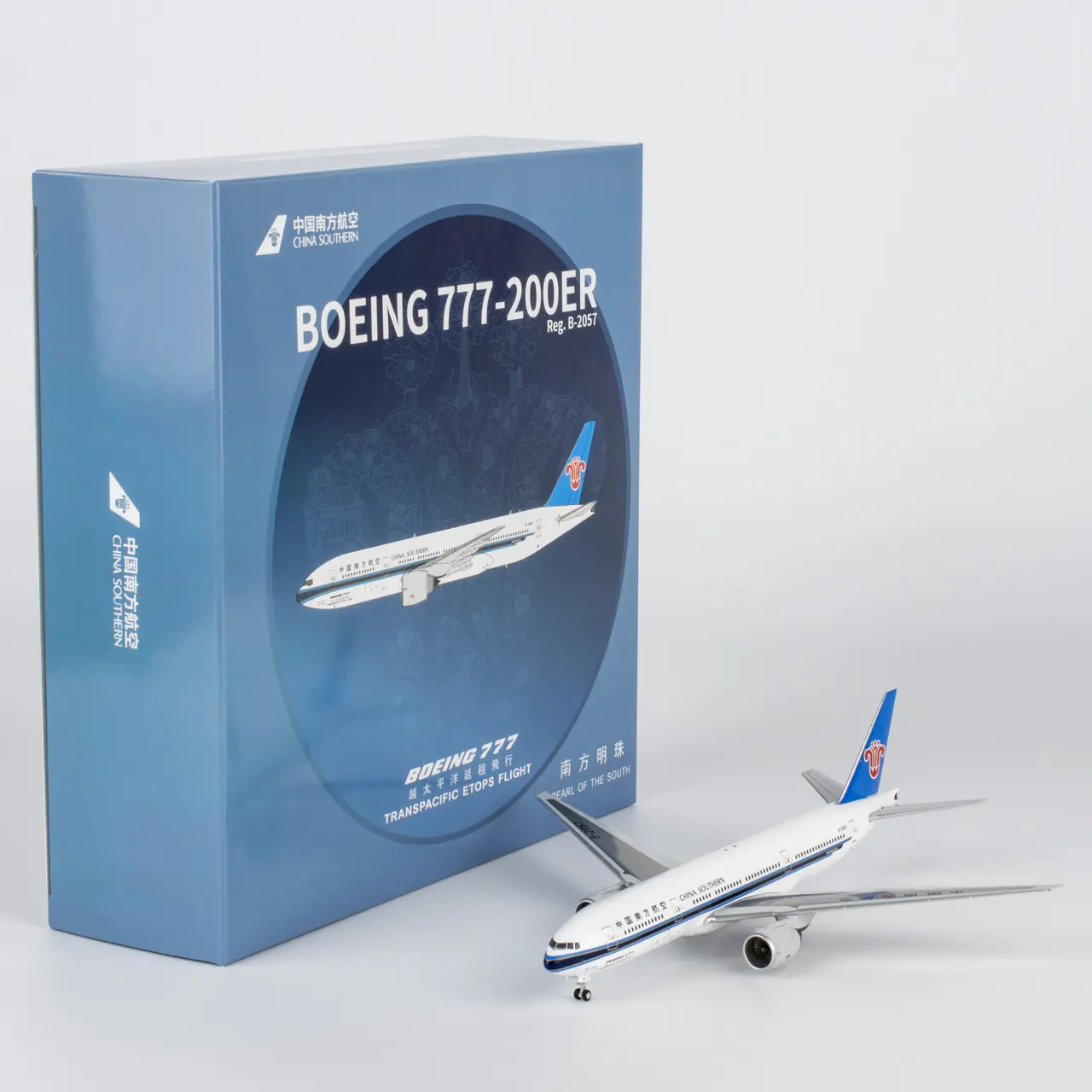 Collectible Diecast Aircraft Model Boeing B777-200ER 24184 NG Models 1:400 China Southern Airlines Reg: B-2057