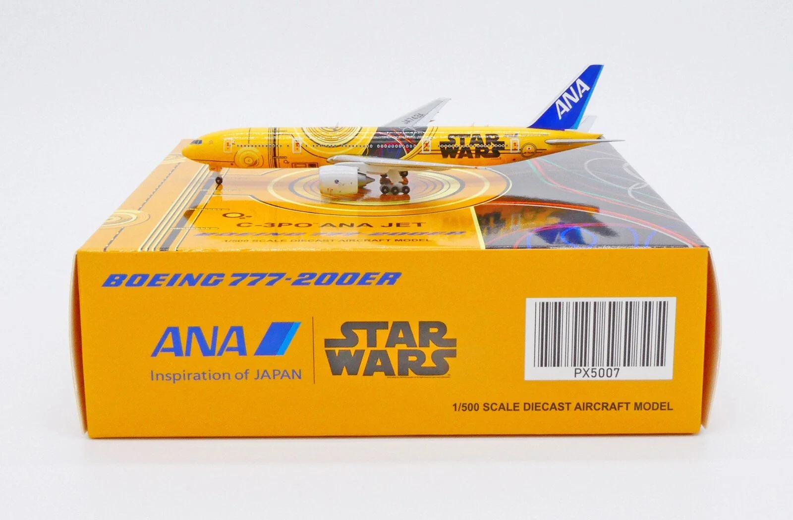 Collectible Diecast Aircraft Model Boeing B777-200 PX5007 JC Wings 1:500 All Nippon Airways ANA  Reg: JA751J