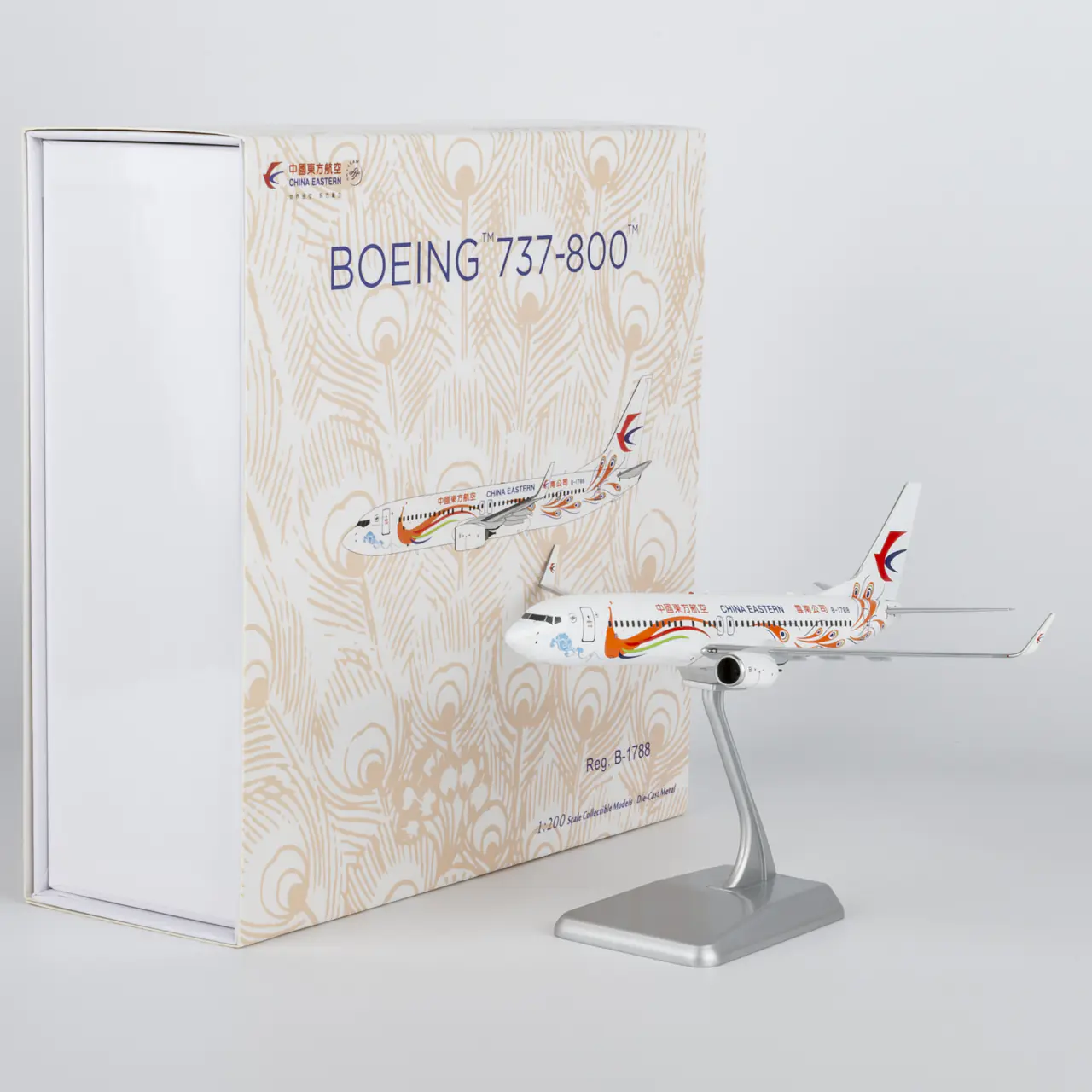 Collectible Diecast Aircraft Model Boeing B737-800 08056 NG Models 1:200 China Eastern Airlines Reg: B-1788