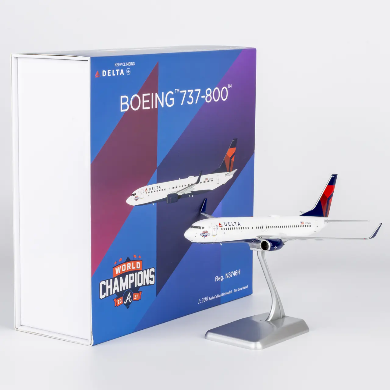 Collectible Diecast Aircraft Model Boeing B737-800 08062 NG Models 1:200 Delta Air Lines Reg: N3746H