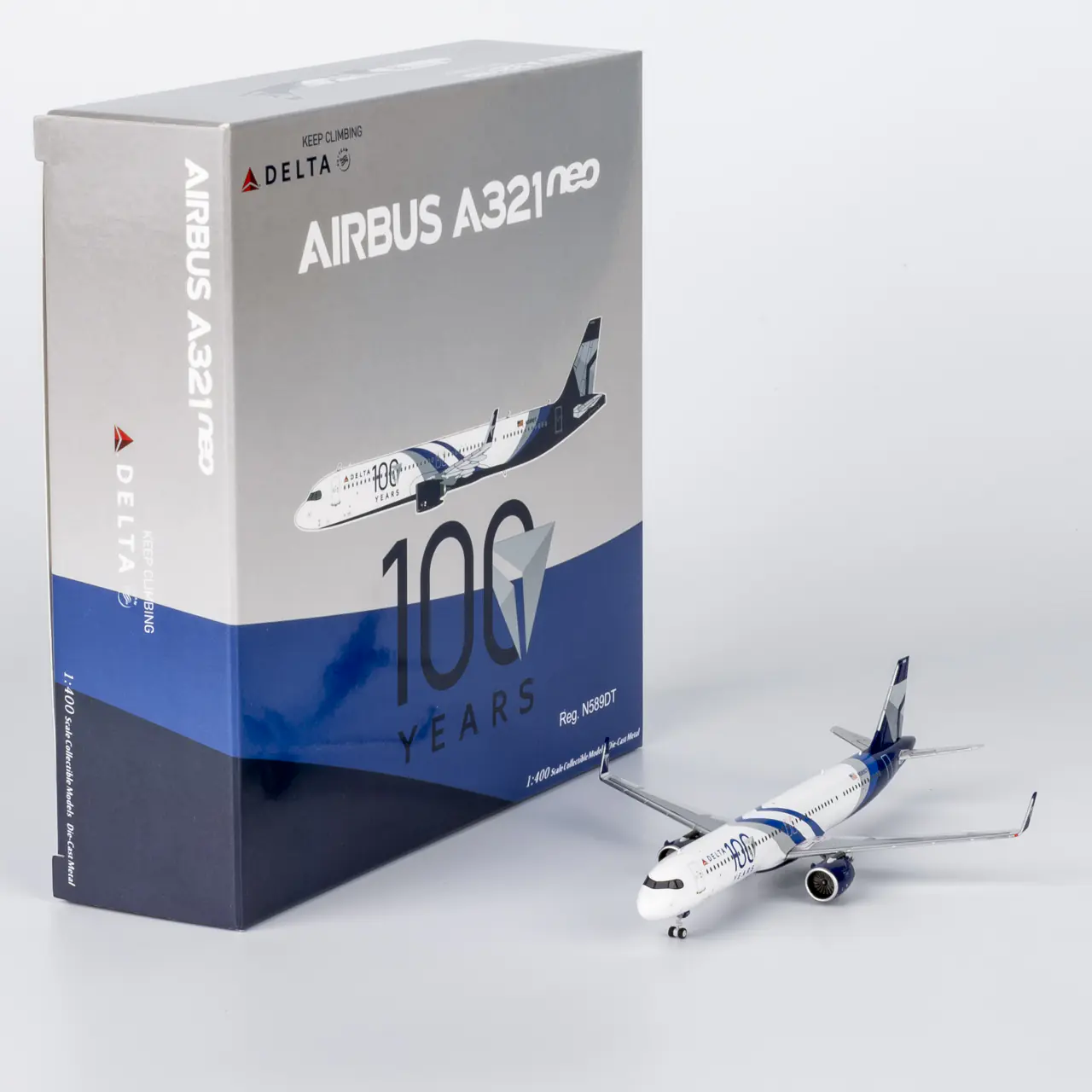 Collectible Diecast Aircraft Model Airbus A321neo 13130 NG Models 1:400 Delta Air Lines Reg: N589DT