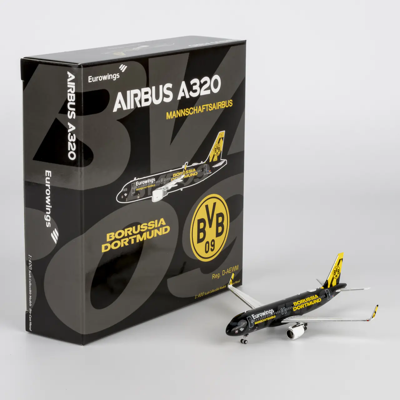 Collectible Diecast Aircraft Model Airbus A320-200 15060 NG Models 1:400 Eurowings Reg: D-AEWM