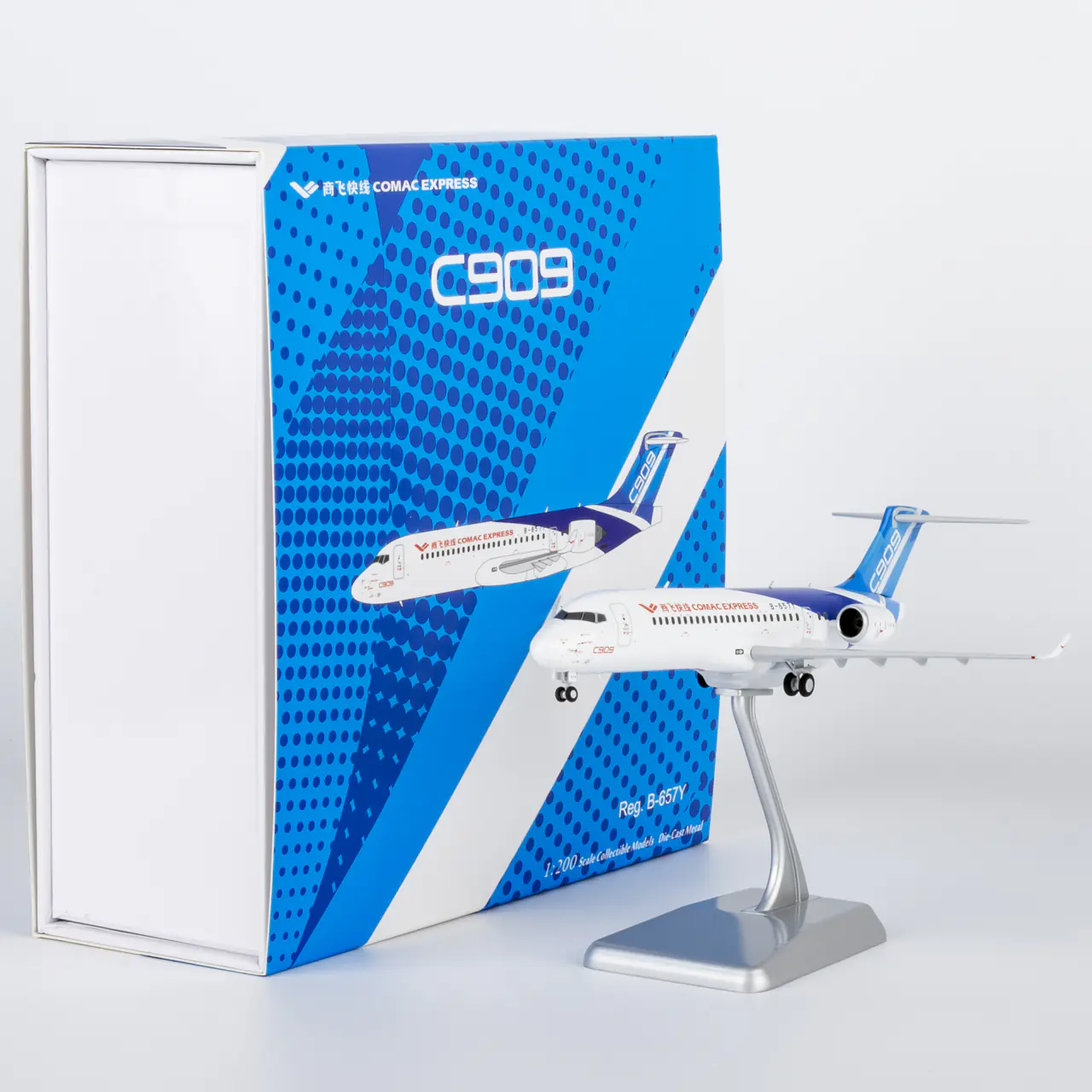 Collectible Diecast Aircraft Model COMAC C909 20127 NG Models 1:200 COMAC Express Reg: B-657Y