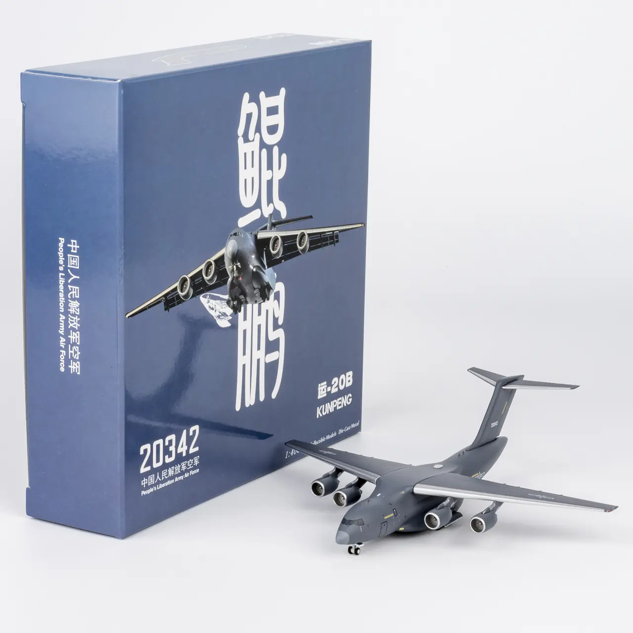 Collectible Diecast Aircraft Model  KUNPENG Y-20B 22026 NG Models 1:400 PLA Air Force Reg: 20342