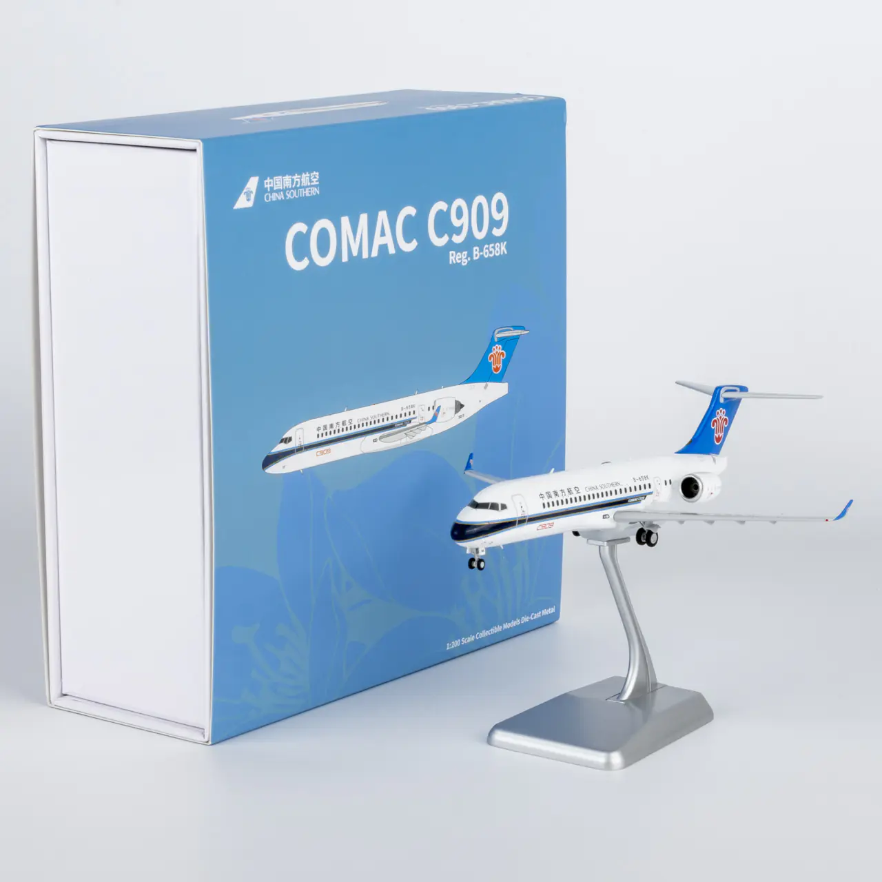 Collectible Diecast Aircraft Model COMAC C909 24189 NG Models 1:200 China Southern Airlines Reg: B-658K