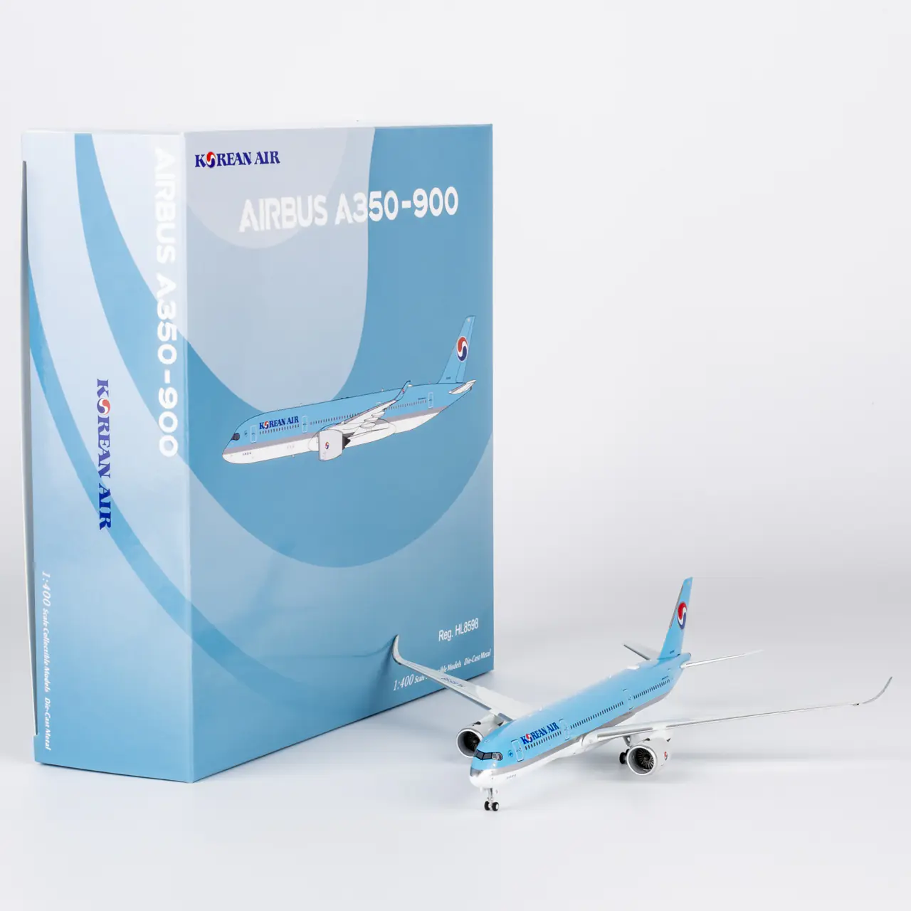 Collectible Diecast Aircraft Model Airbus A350-900 39102 NG Models 1:400 Korean Air Reg: HL8598