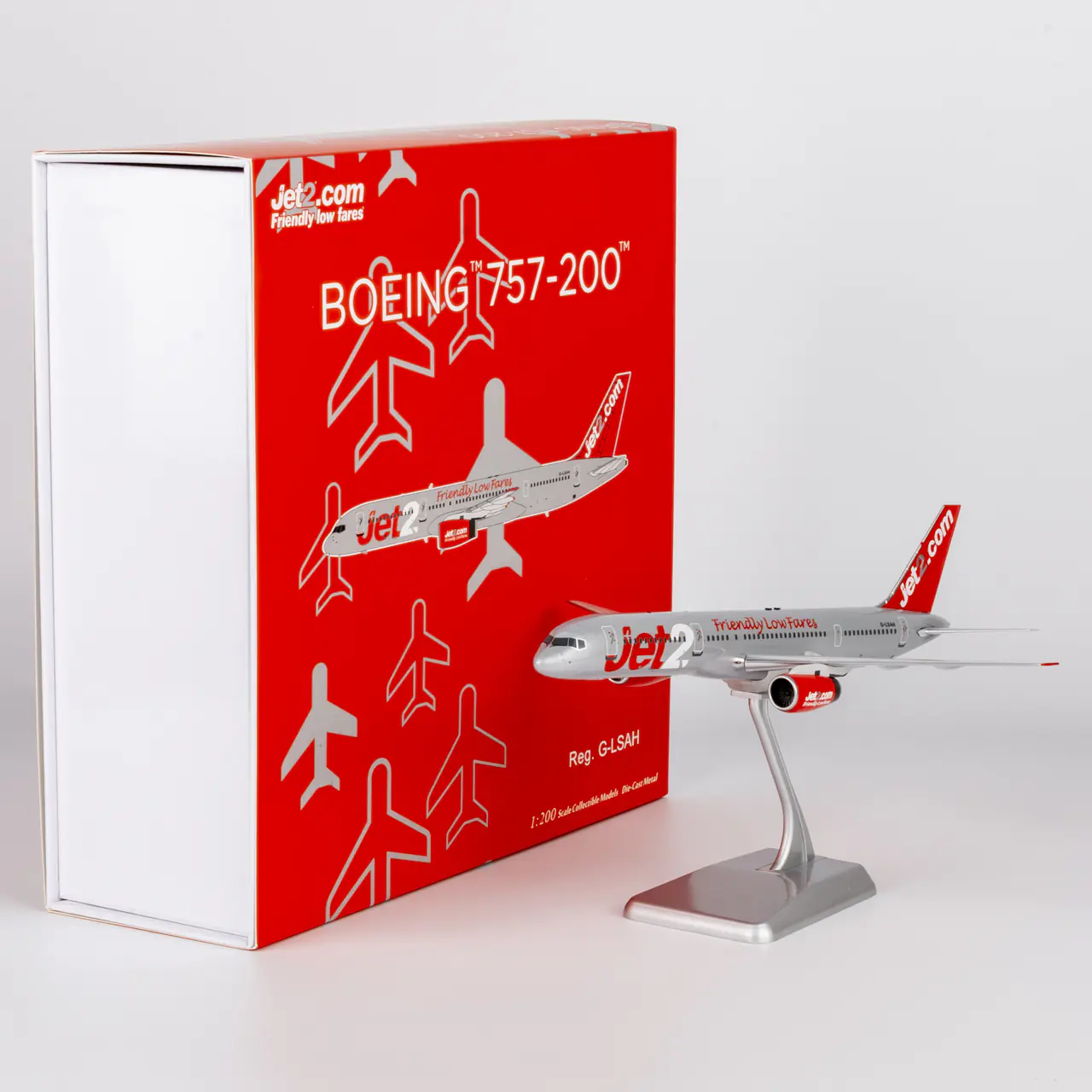Collectible Diecast Aircraft Model Boeing B757-200 42053 NG Models 1:200 Jet2.com Reg: G-LSAH