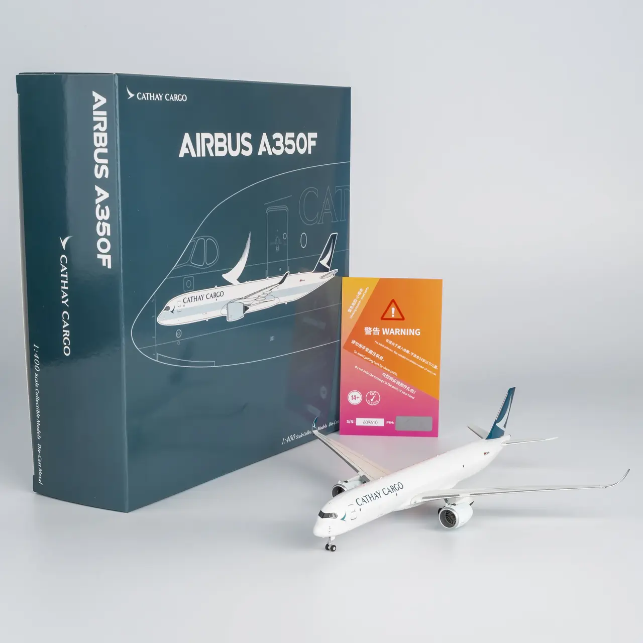 Collectible Diecast Aircraft Model Airbus A350F 46002 NG Models 1:400 Cathay Cargo