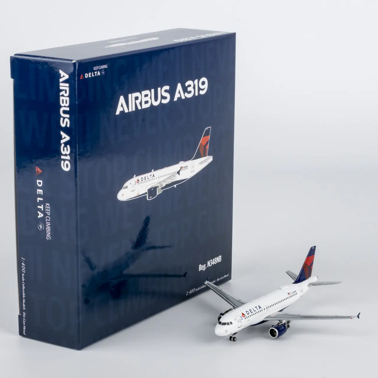 Collectible Diecast Aircraft Model Airbus A319 49039 NG Models 1:400 Delta Air Lines Reg: N348NB