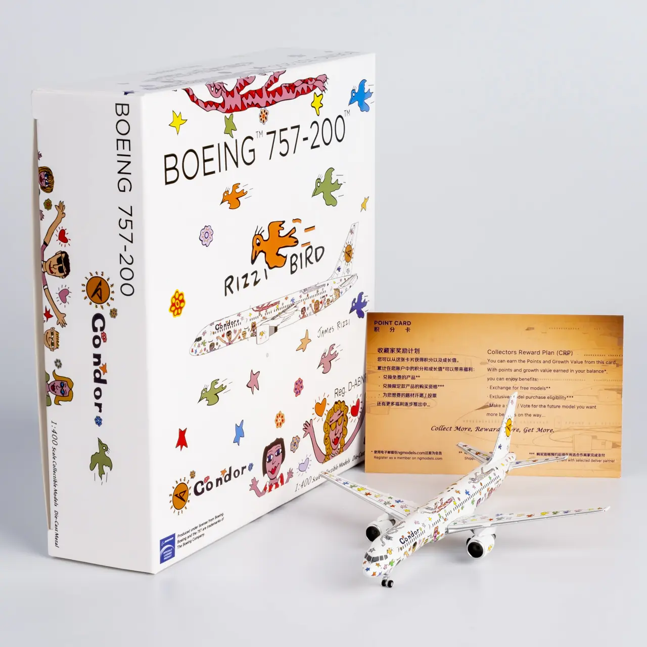 Collectible Diecast Aircraft Model Boeing B757-200 53205 NG Model 1:400 Condor Airlines Reg: D-ABNF