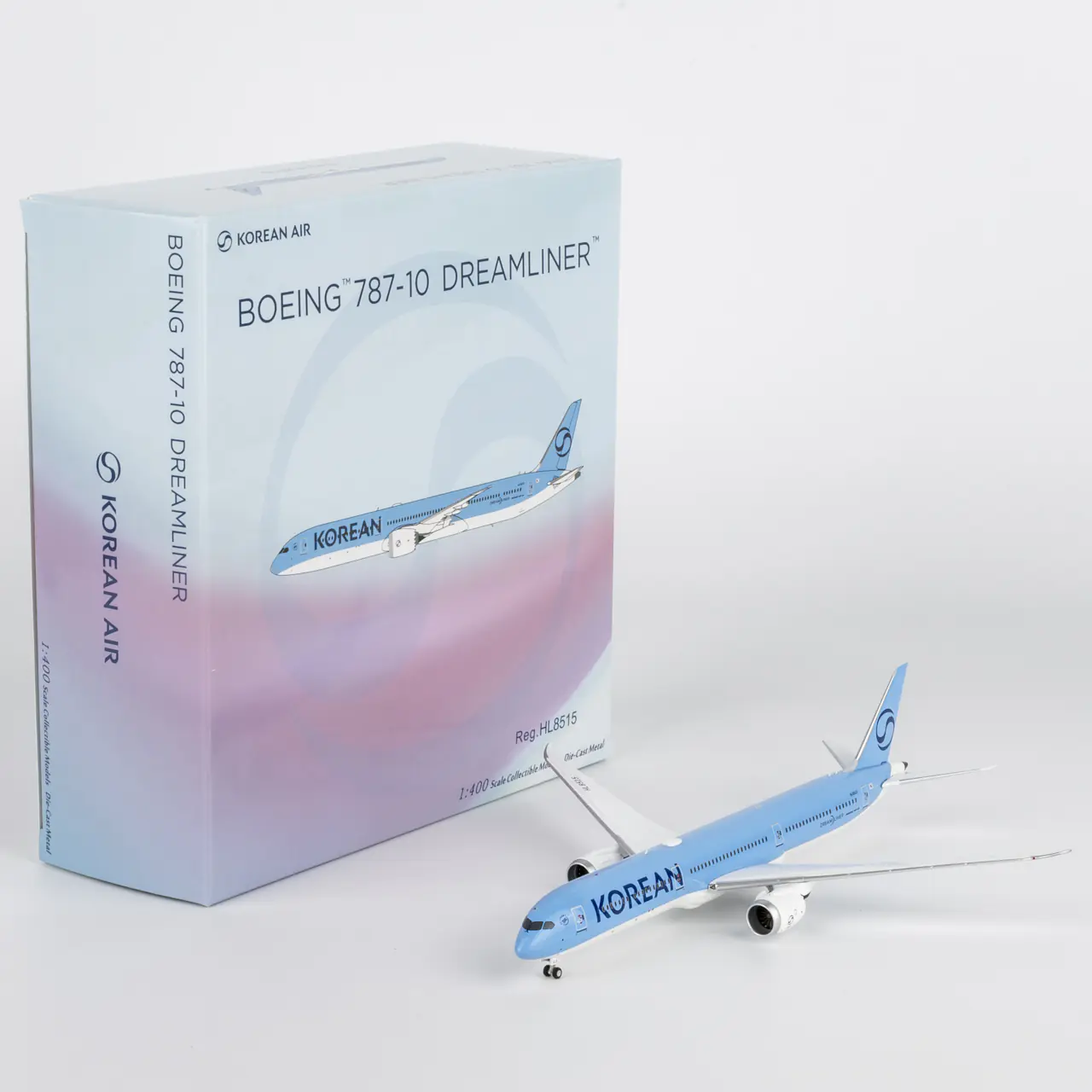 Collectible Diecast Aircraft Model Boeing B787-10 56033 NG Models 1:400 Korean Air Reg: HL8515