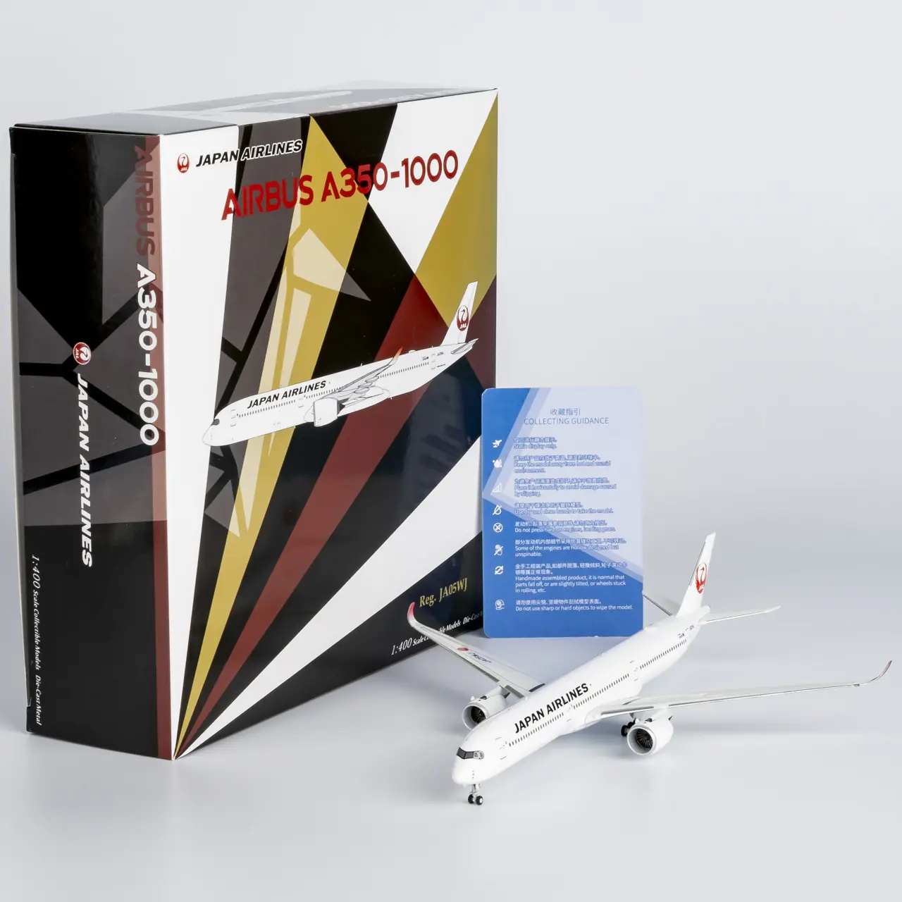 Collectible Diecast Aircraft Model Airbus A350-1000 57017 NG Models 1:400 Japan Airlines (JAL) Reg: JA05WJ