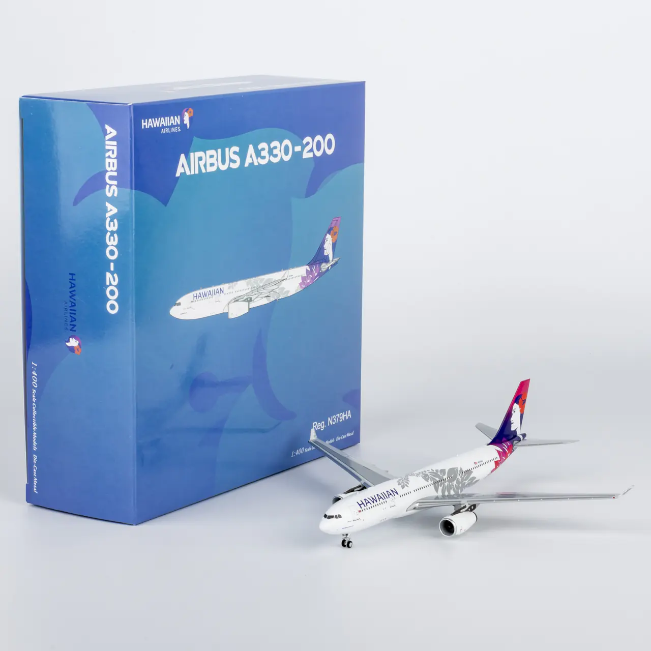 Collectible Diecast Aircraft Model Airbus A330-200 61106 NG Models 1:400 Hawaiian Airlines Reg: N379HA
