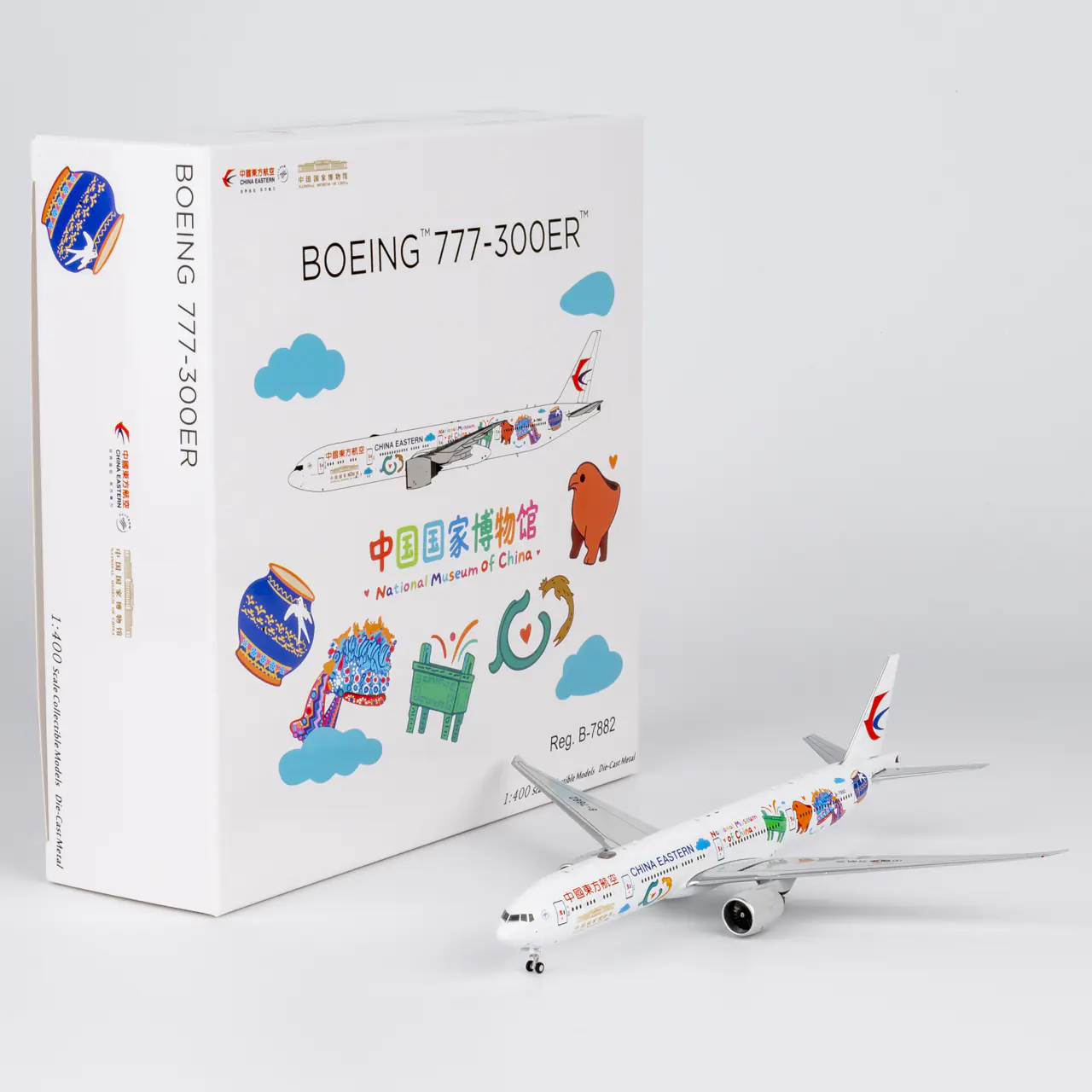 Collectible Diecast Aircraft Model Boeing B777-300ER 73089 NG Models 1:400 China Eastern Airlines Reg: B-7882