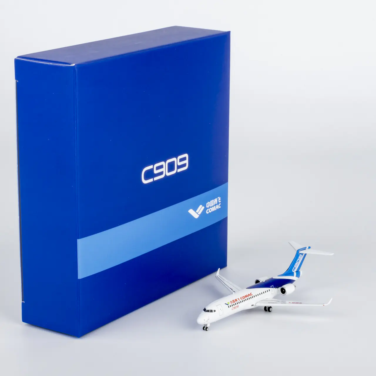 Collectible Diecast Aircraft Model COMAC C909 87123 NG Models 1:400 "House Color"