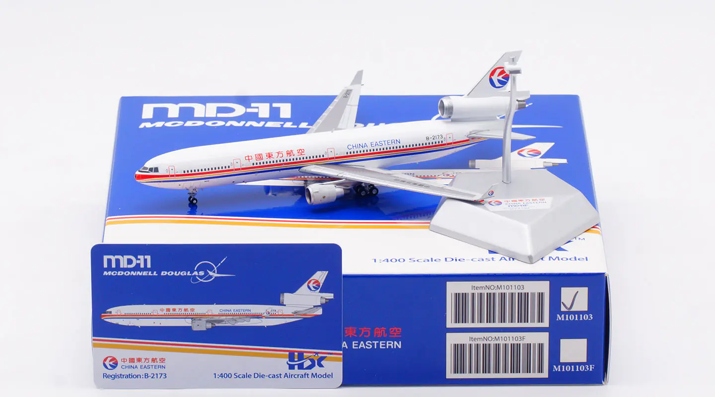 Collectible Diecast Aircraft Model McDonnell Douglas M101103 HX Models 1:400 CHINA EASTERN Airlines Reg: B-2173