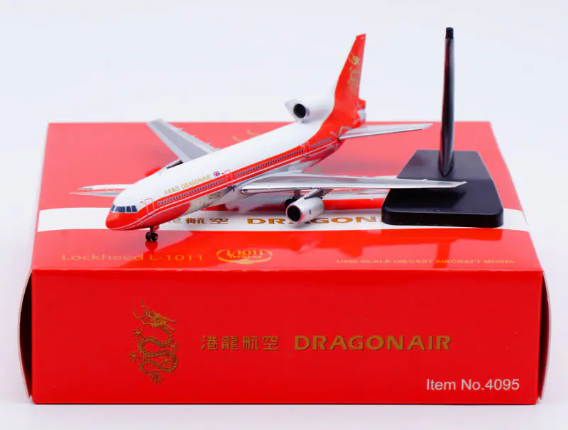 Collectible Diecast Aircraft Model Lockheed L-1011 Tristar XX4095 JC Wings 1:400 Dragonair  Reg: VR-HOD