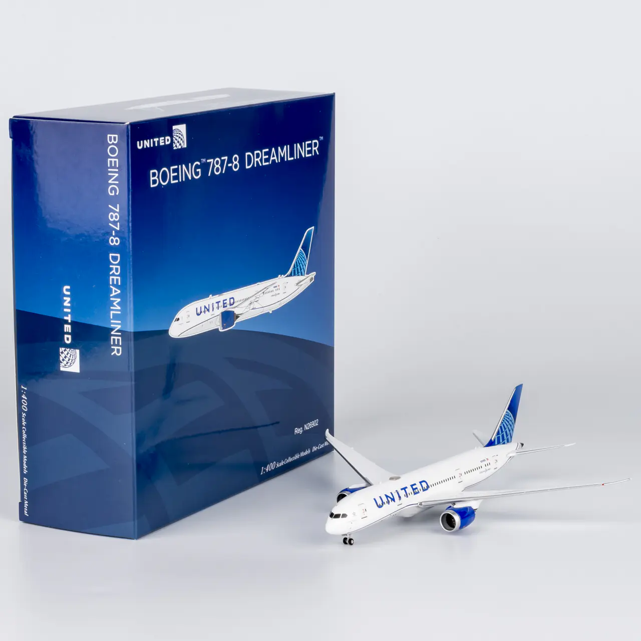 Collectible Diecast Aircraft Model Boeing B787-8 59031 NG Models 1:400 United Airlines Reg: N26902
