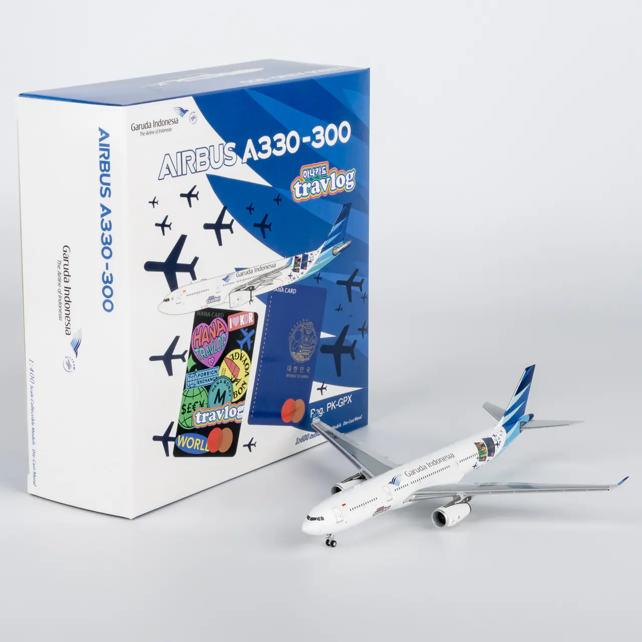 Collectible Diecast Aircraft Model Airbus A330-300 62075 NG Models 1:400 Garuda Indonesia Reg: PK-GPX