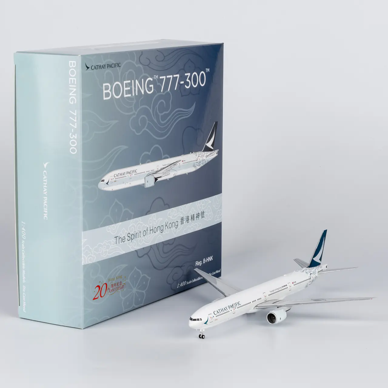Collectible Diecast Aircraft Model Boeing B777-300 73071 NG Models 1:400 Cathay Pacific Reg: B-HNK