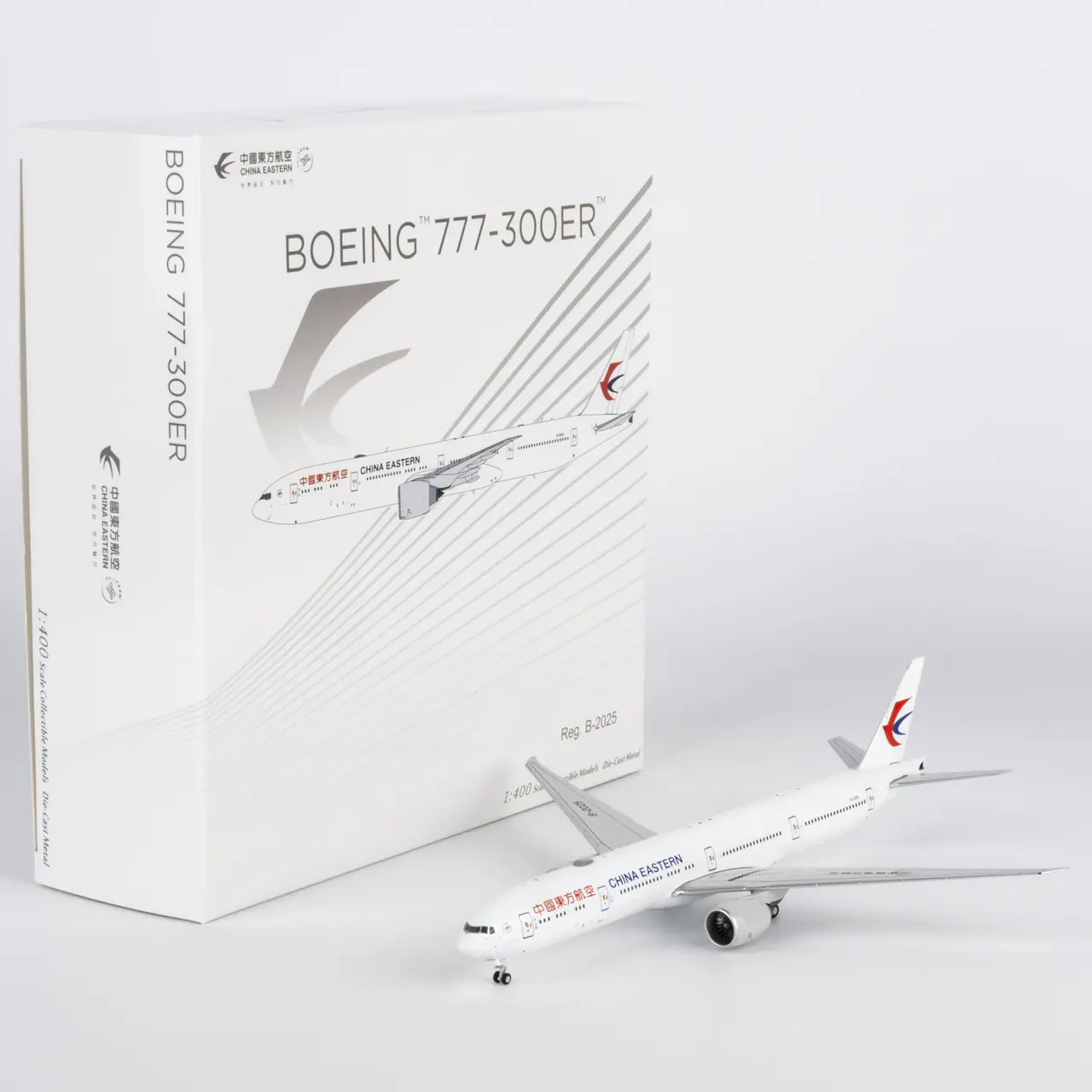 Collectible Diecast Aircraft Model Boeing B777-300ER 73077 NG Models 1:400 China Eastern Airlines Reg: B-2025
