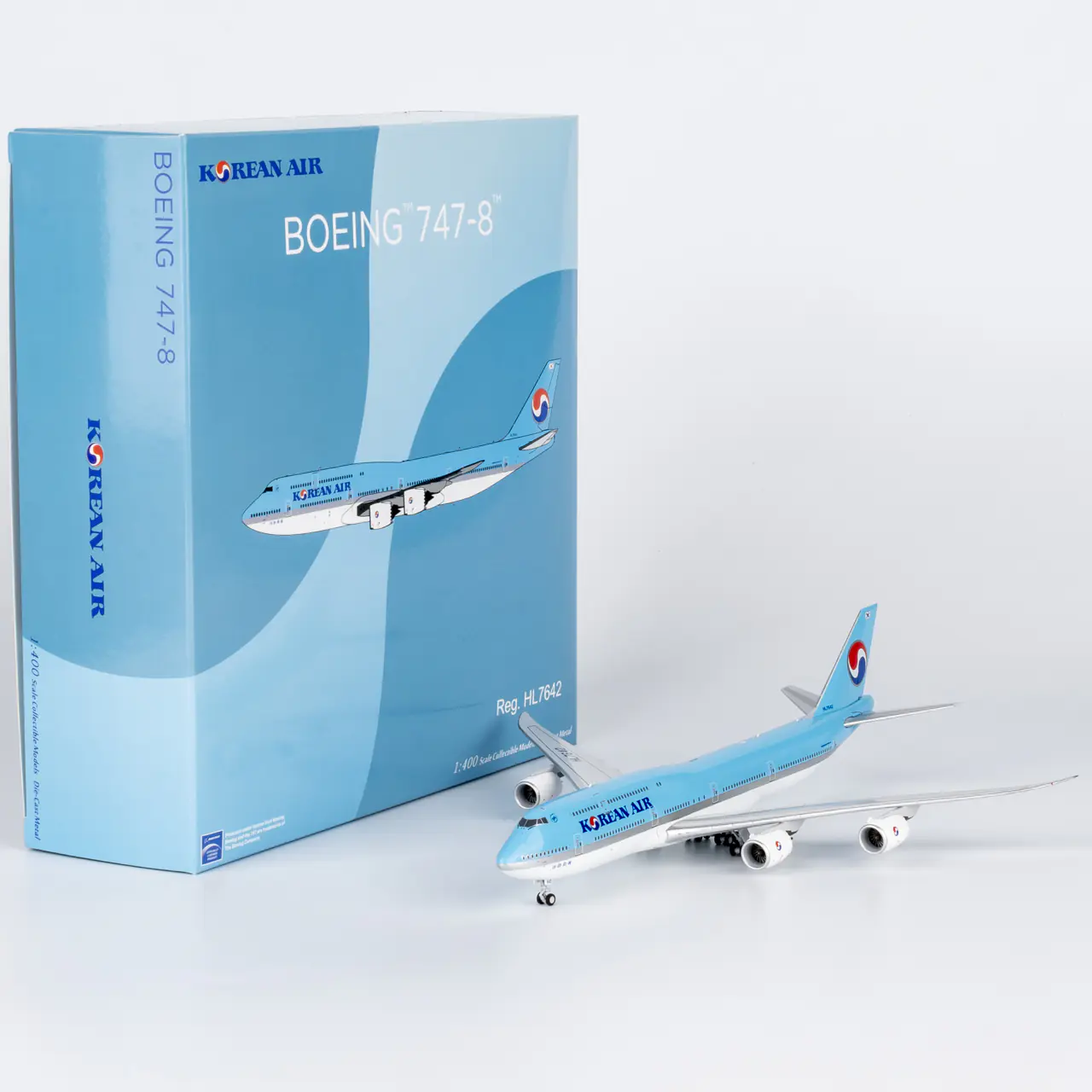 Collectible Diecast Aircraft Model Boeing B747-8 78038 NG Models 1:400 Korean Air Reg: HL7636