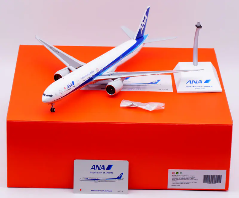 EW277W005 Alloy Collectible Plane Gift JC Wings 1:200 ANA All Nippon Boeing B777-300ER Diecast Aircraft Jet Model JA777A