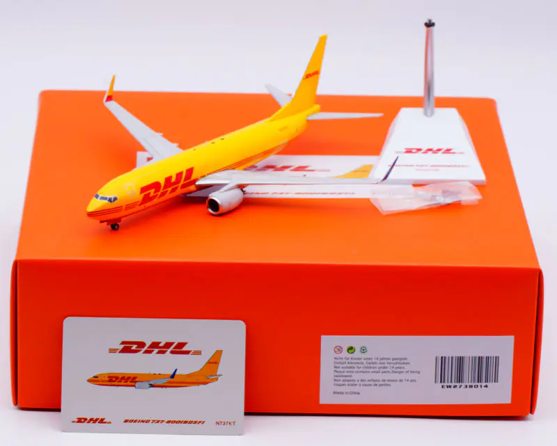 Collectible Diecast Aircraft Model Boeing B737-800(BDSF) EW2738014 JC Wings 1:200 DHL  Reg: N737KT