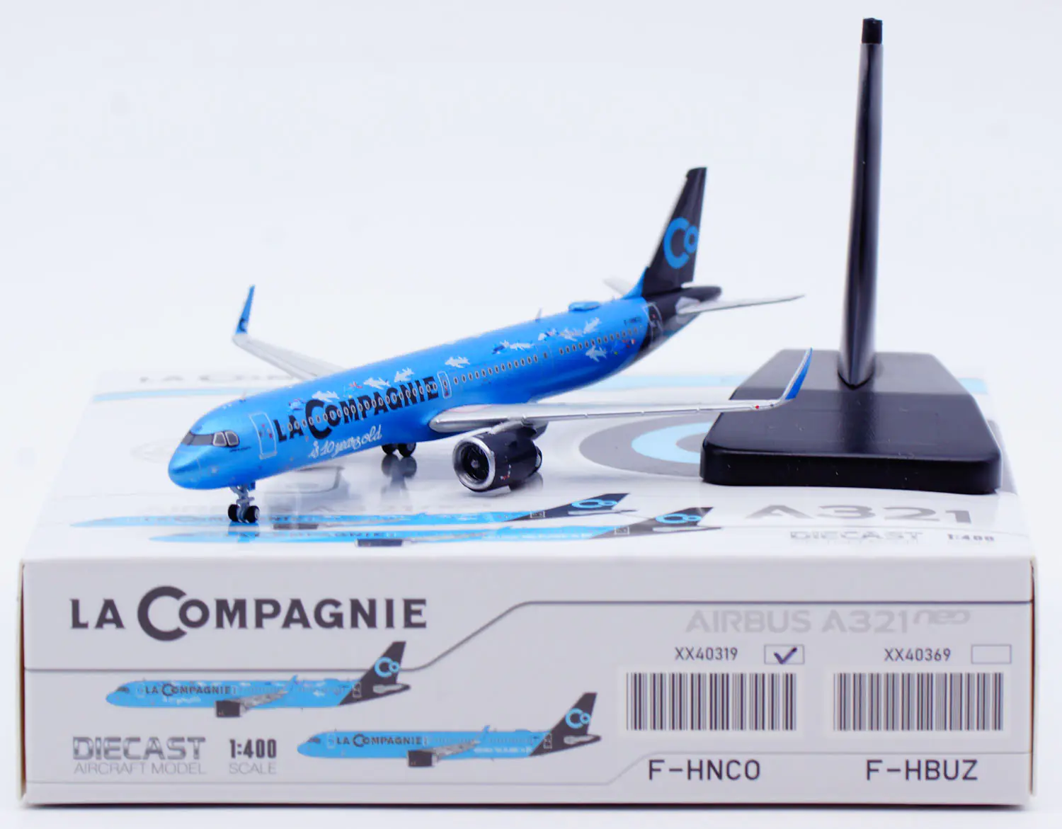 Collectible Diecast Aircraft Model Airbus A321NEO XX40210 JC Wings 1:400 La Compagnie [10 years old] Reg: F-HNCO