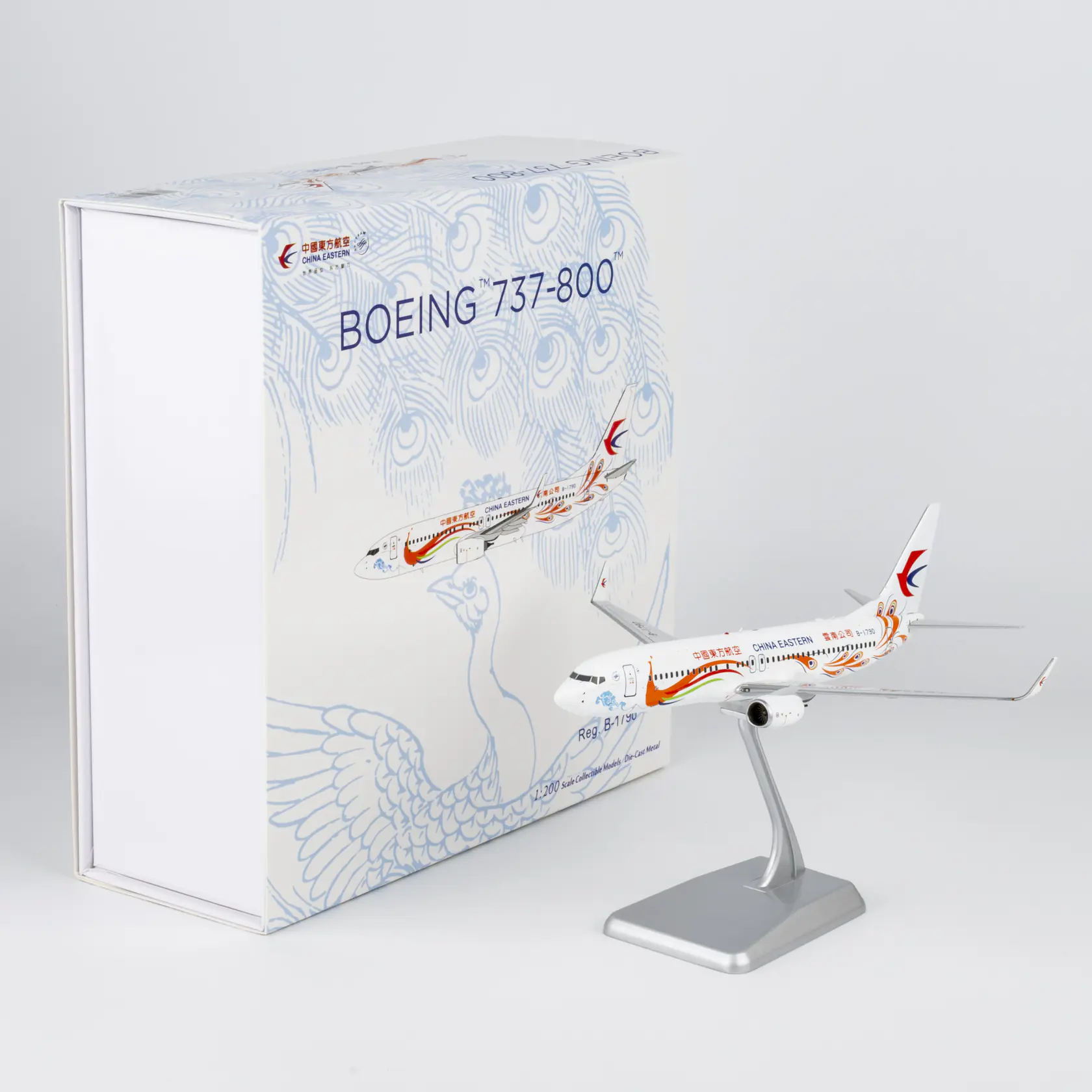 Collectible Diecast Aircraft Model Boeing B737-800 08058 NG Models 1:200 China Eastern Airlines Reg: B-1790