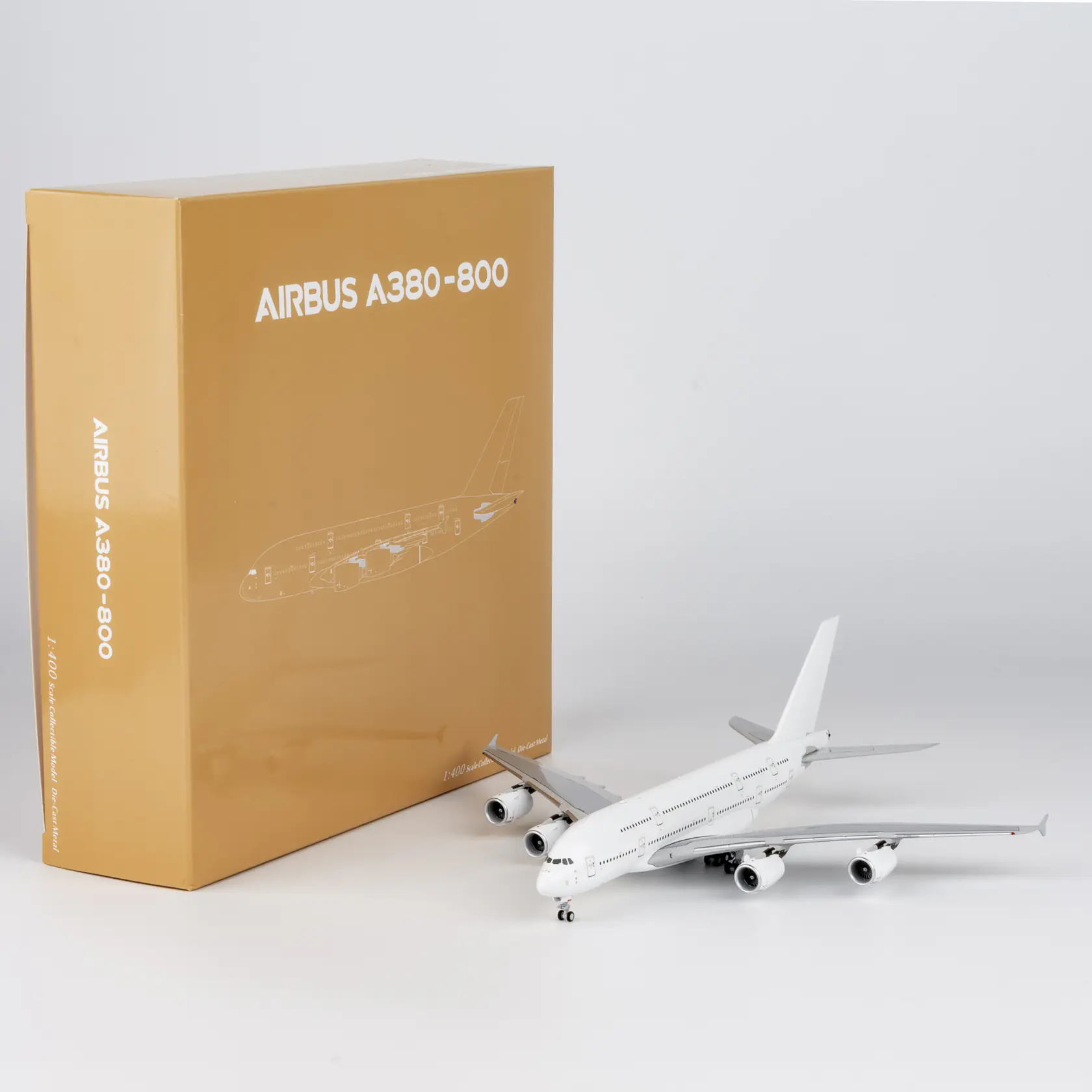 Collectible Diecast Aircraft Model Airbus A380-800 38000 NG Models 1:400 Blank Model