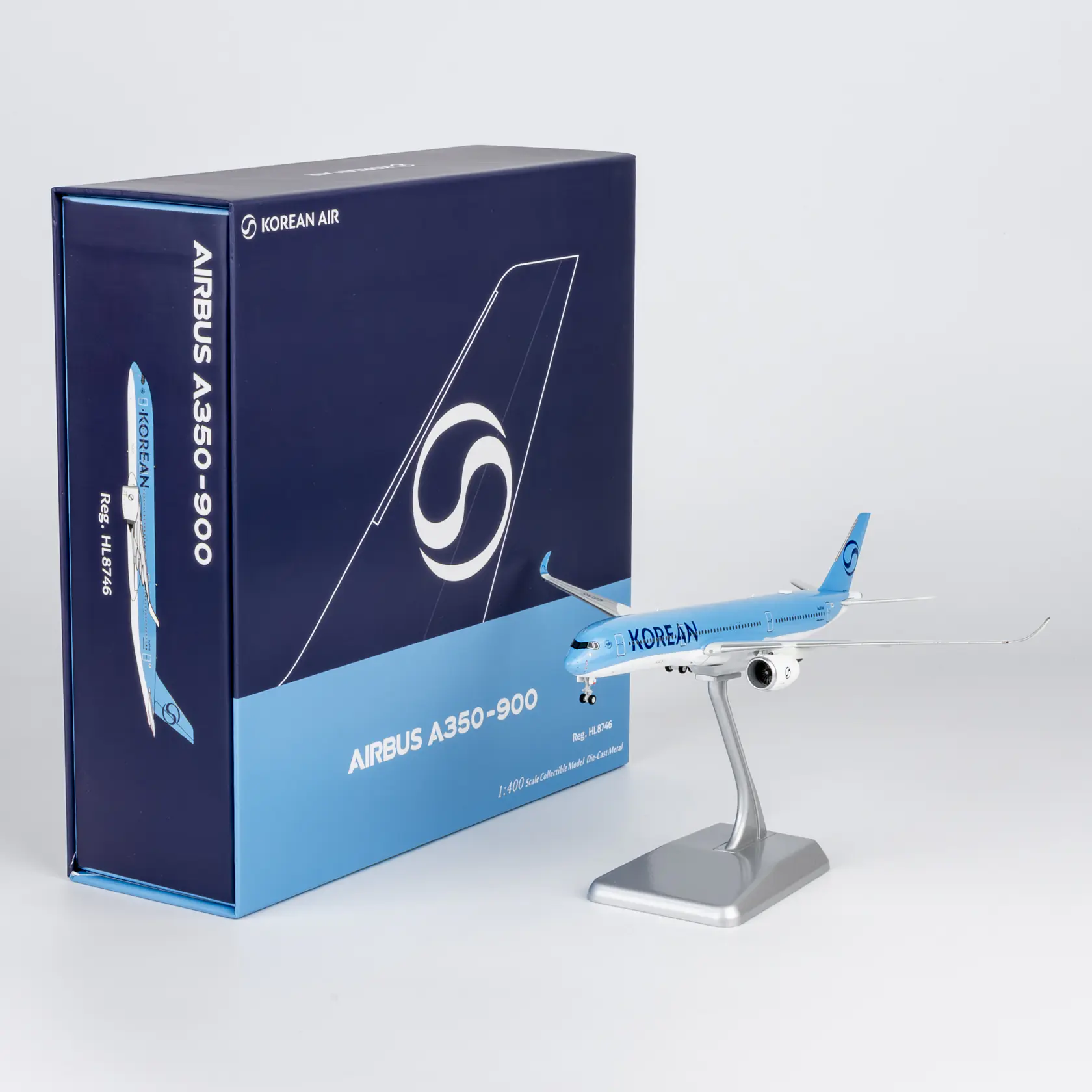 Collectible Diecast Aircraft Model Airbus A350-900 39127 [ULTIMATE] NG Models 1:400 Korean Air Reg: HL8746