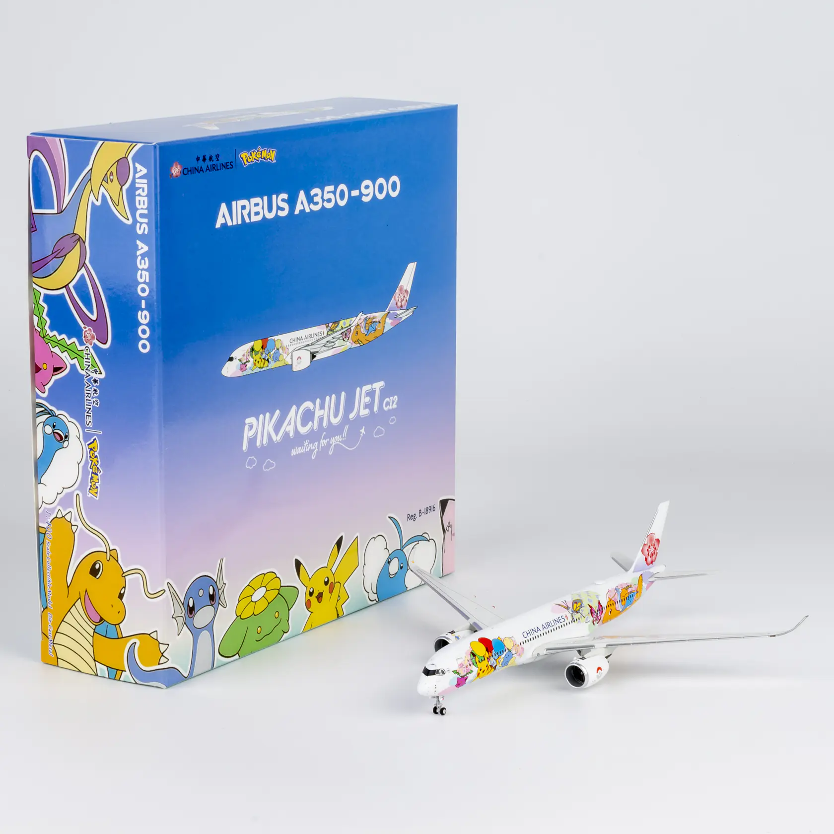 Collectible Diecast Aircraft Model Airbus A350-900 39134 NG Models 1:400 China Airlines Reg: B-18916