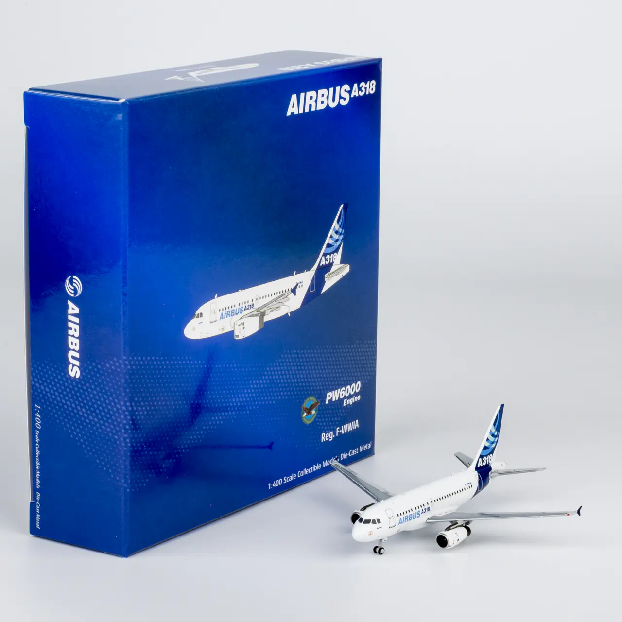 Collectible Diecast Aircraft Model Airbus A318-100 48018 NG Models 1:400 Airbus Industrie Reg: F-WWIA
