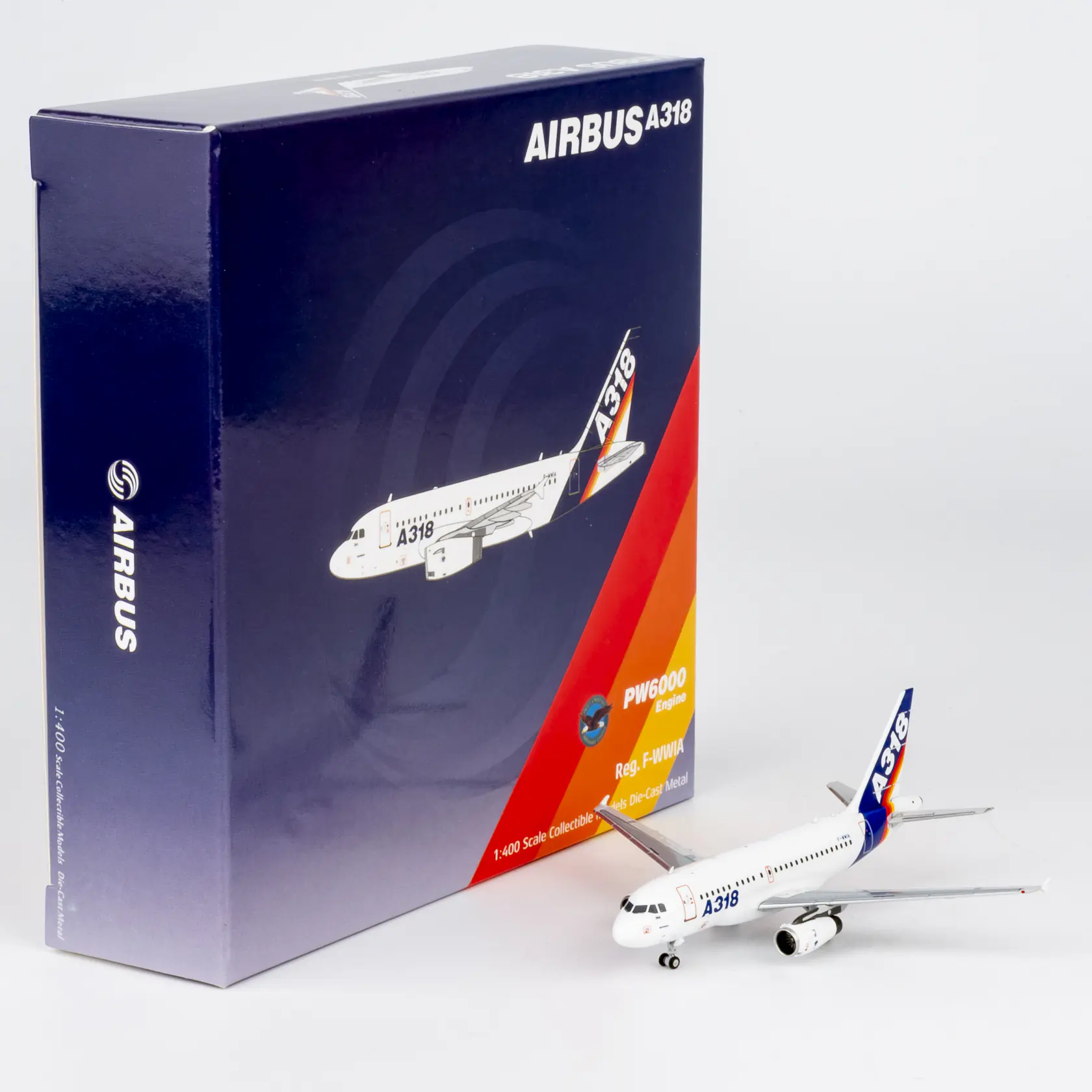 Collectible Diecast Aircraft Model Airbus A318-100 48019 NG Models 1:400 Airbus Industrie Reg: F-WWIA
