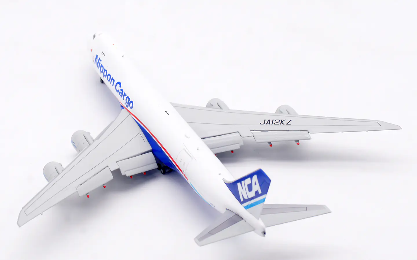 Collectible Diecast Aircraft Model Boeing B747-8F B632101F HX Models 1:400 Nippon Cargo Reg: JA12KZ Flaps Down