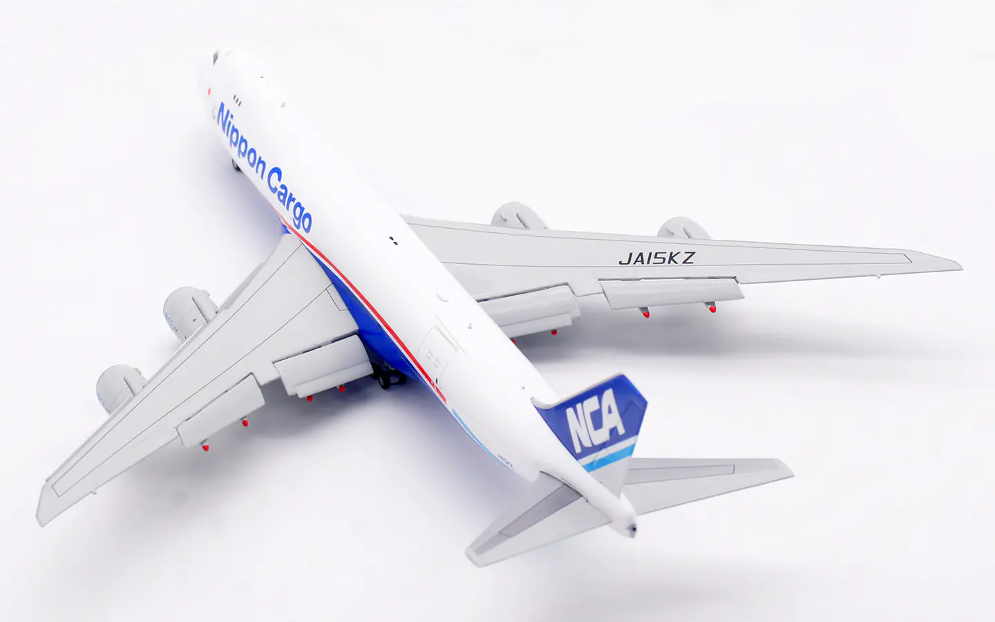 Collectible Diecast Aircraft Model Boeing B747-8F B632102F HX Models 1:400 Nippon Cargo Reg: JA15KZ Flaps Down