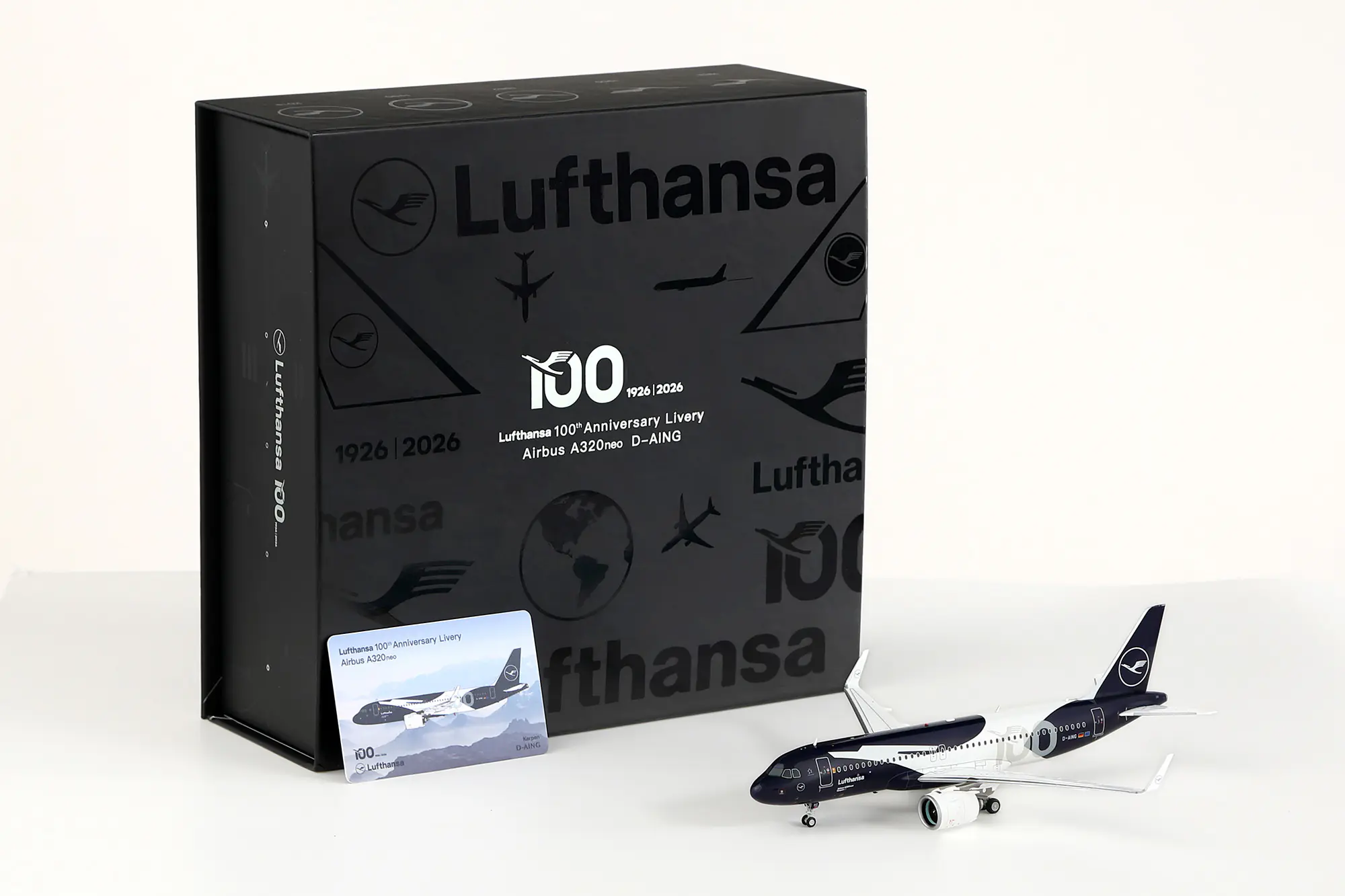 Collectible Diecast Aircraft Model Airbus A320neo L2345 SQ Wings 1:200 Lufthansa Airlines Reg: D-AING