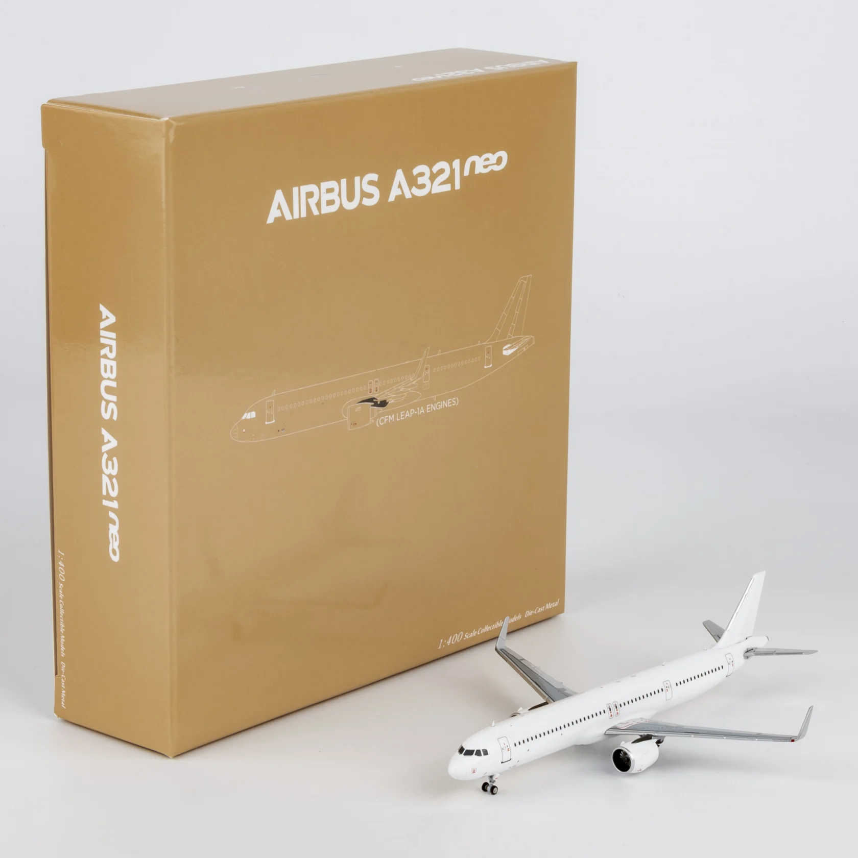 Collectible Diecast Aircraft Model Airbus A321neo 13142 [CFM LEAP-1A engines] NG Models 1:400 Blank Model
