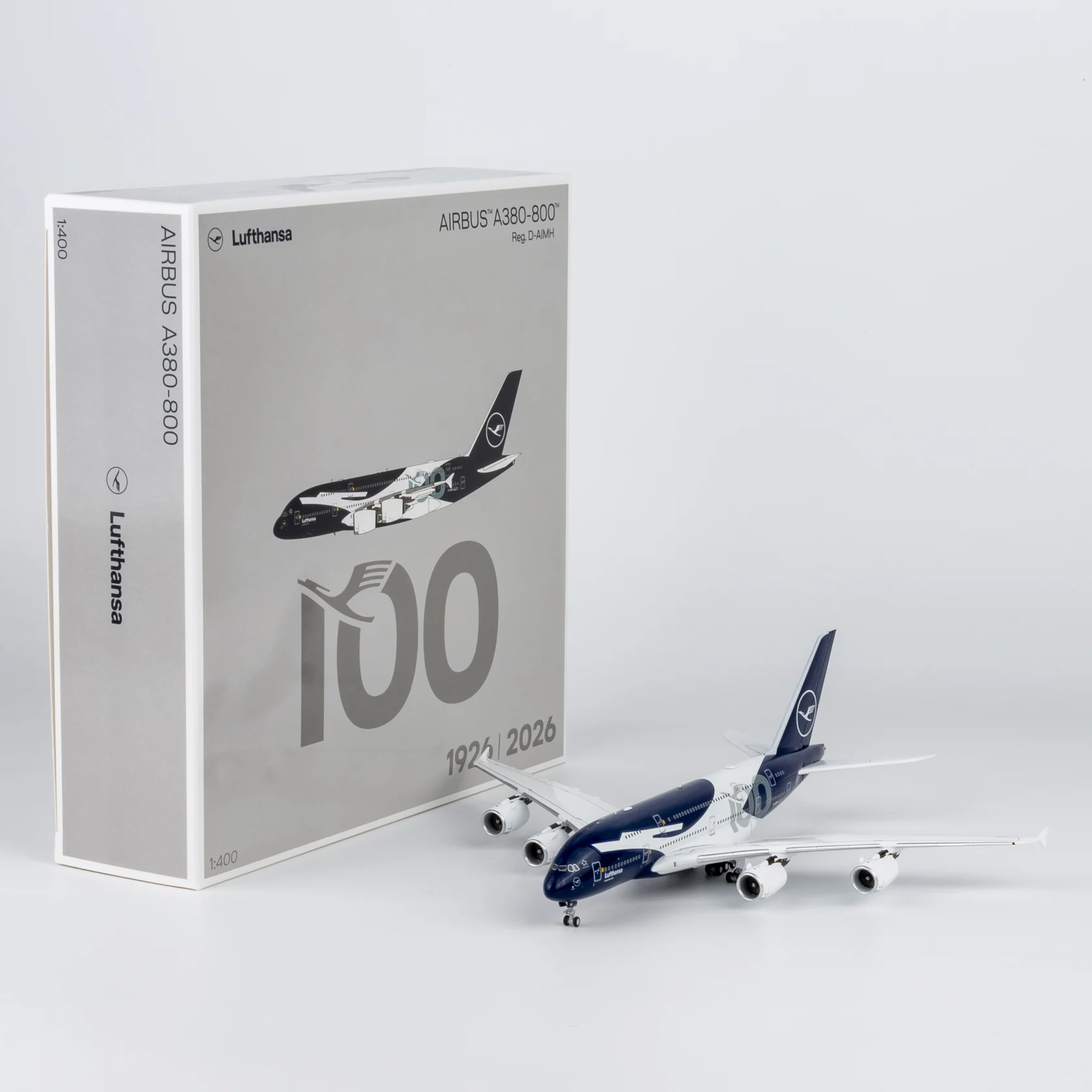 Collectible Diecast Aircraft Model Airbus A380-800 38002 NG Models 1:400 Lufthansa Airlines Reg: D-AIMH