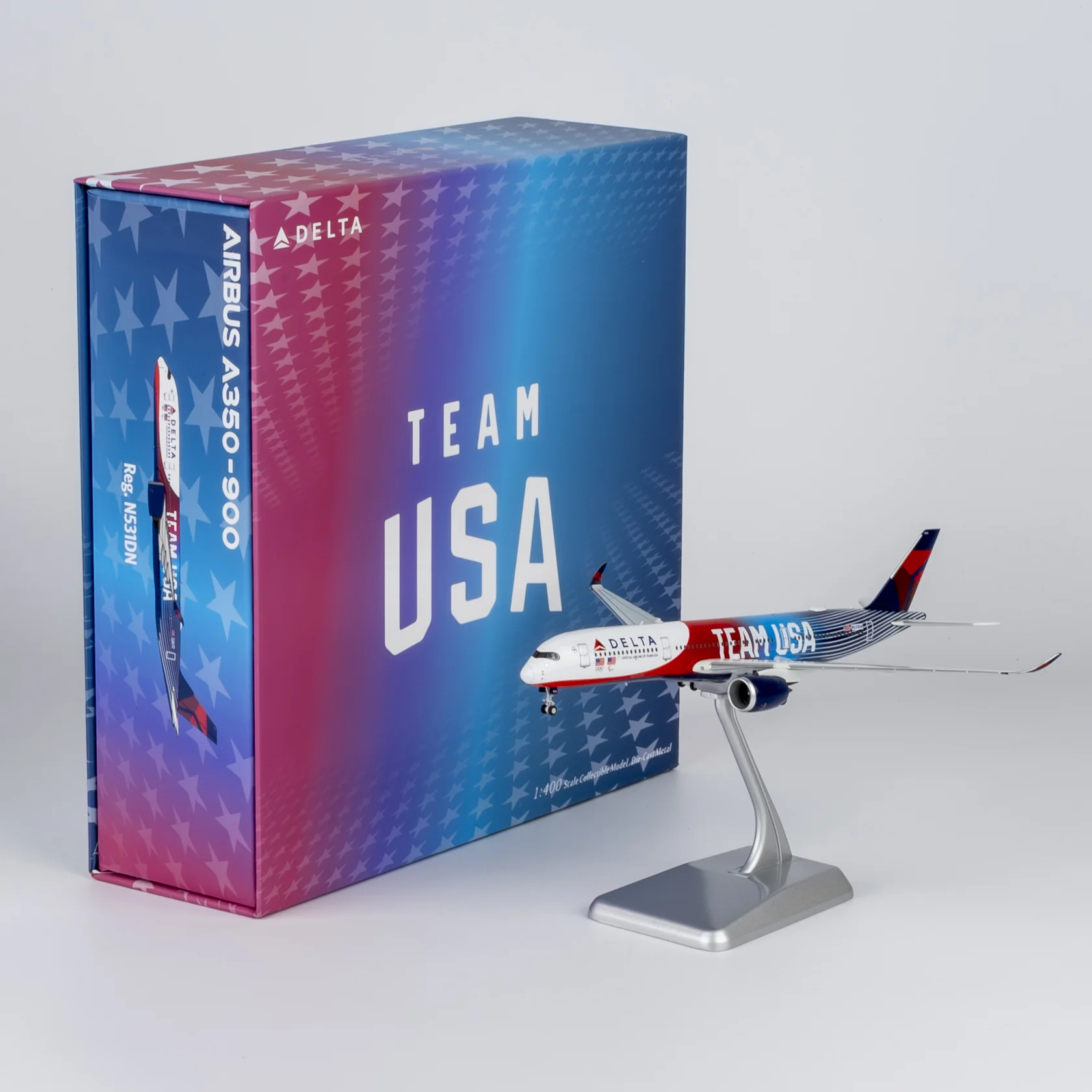 Collectible Diecast Aircraft Model Airbus A350-900 39123 [Ultimate] NG Models 1:400 Delta Air Lines Reg: N531DN