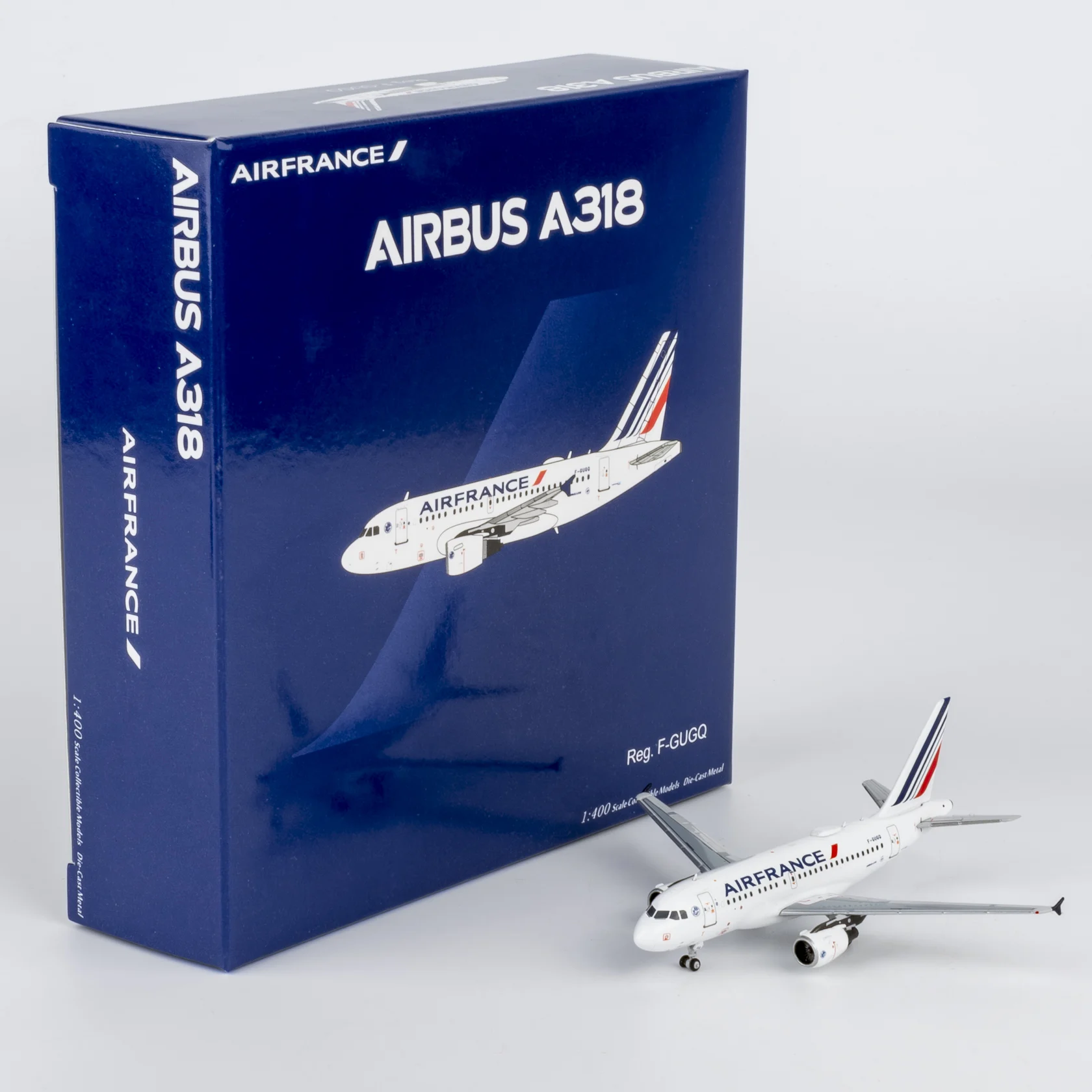 Collectible Diecast Aircraft Model Airbus A318-100 48024 NG Models 1:400 Air France Reg: F-GUGQ