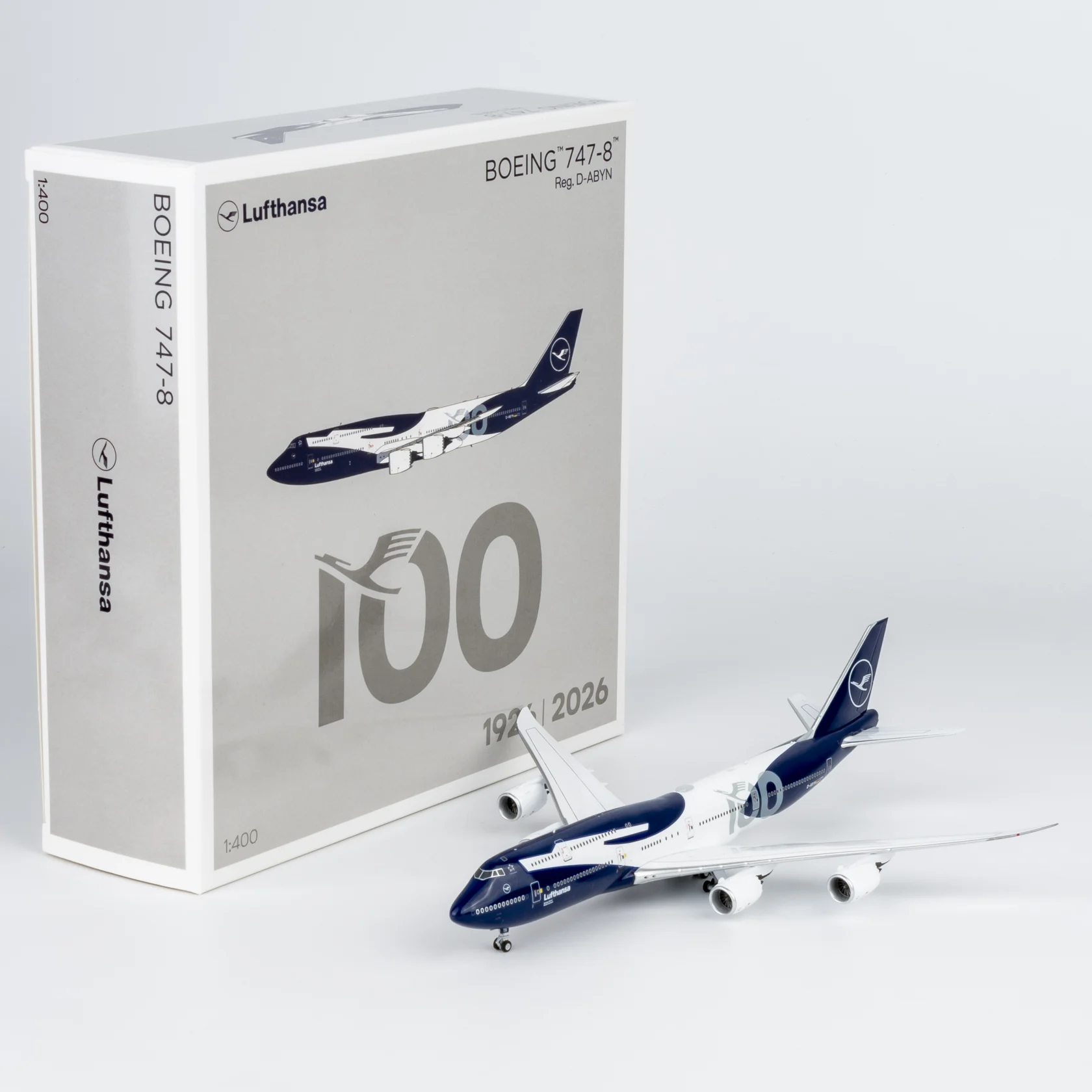 Collectible Diecast Aircraft Model Boeing B747-8i 78046 NG Models 1:400 Lufthansa Reg: D-ABYN
