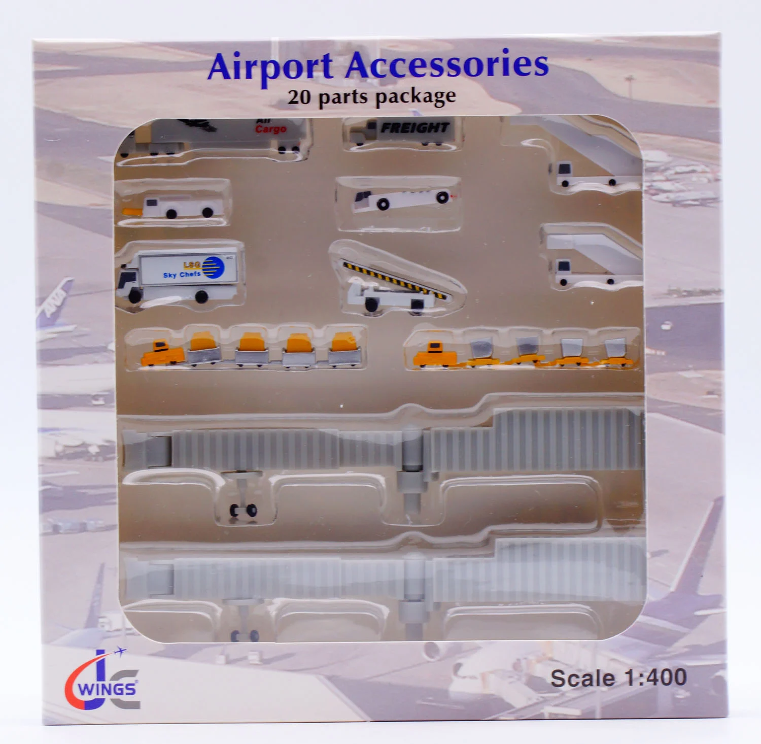 JC Wings 1:400  Airport Accessories 20 Parts Package