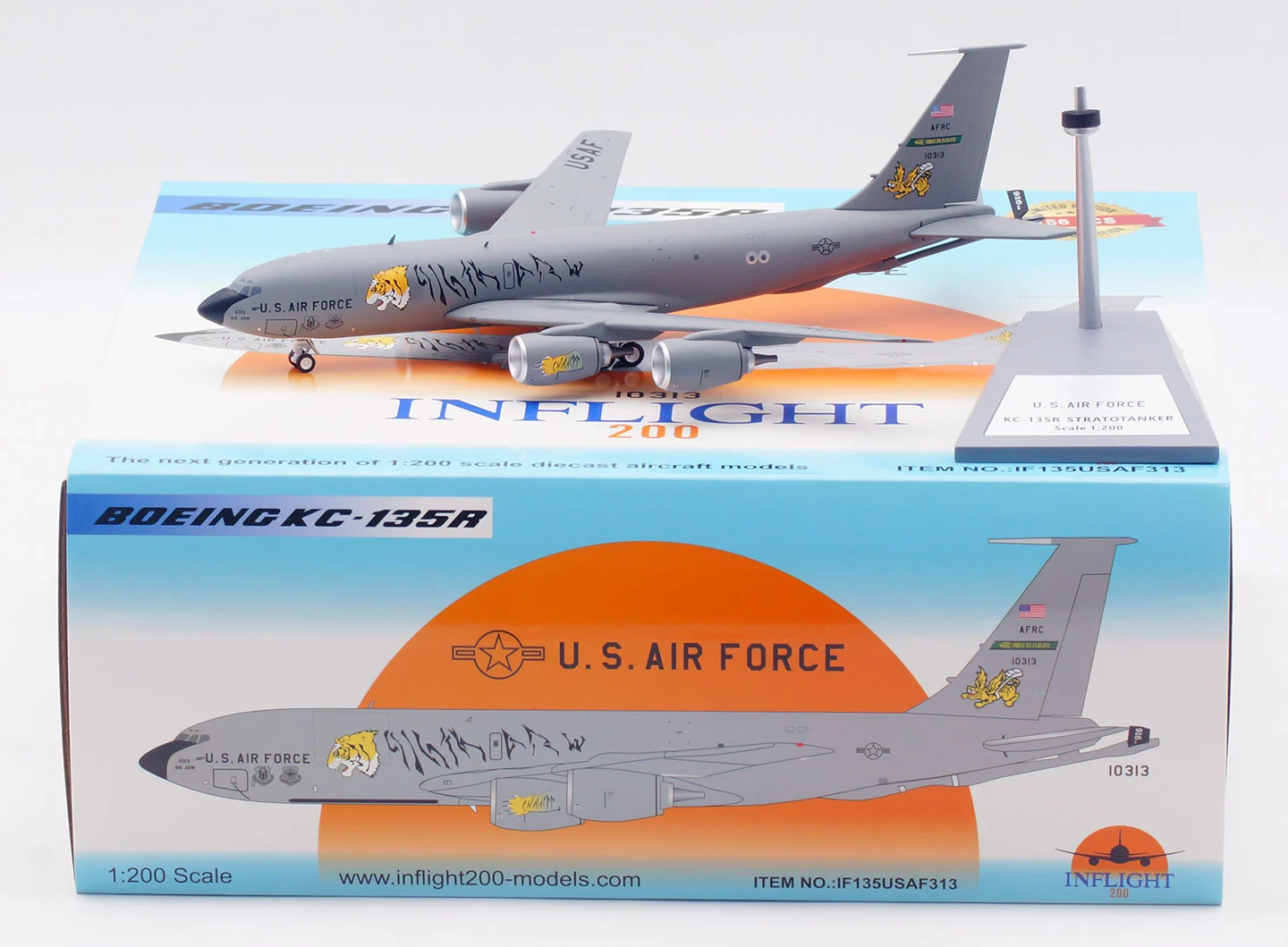 Collectible Diecast Aircraft Model Boeing KC-135R IF135USAF313 INFLIGHT 1:200 USA - Air Force Reg: 10313