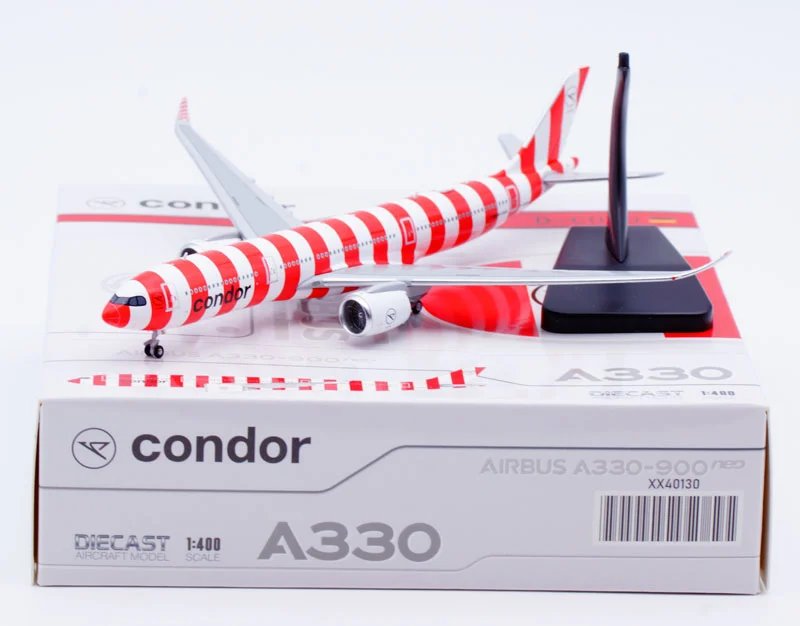 Collectible Diecast Aircraft Model Airbus A330-900NEO XX40130 JC Wings 1:400 Condor Airlines Reg: D-COND