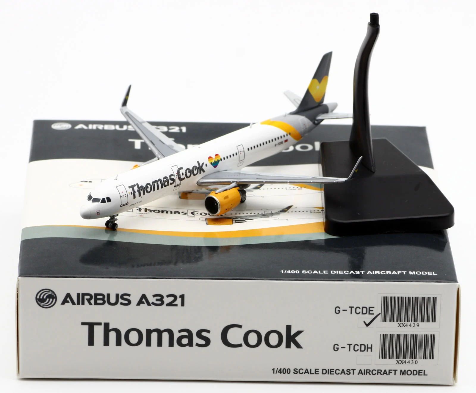 Collectible Diecast Aircraft Model Airbus A321neo XX4429 JC Wings 1:400 Thomas Cook Reg: G-TCDE